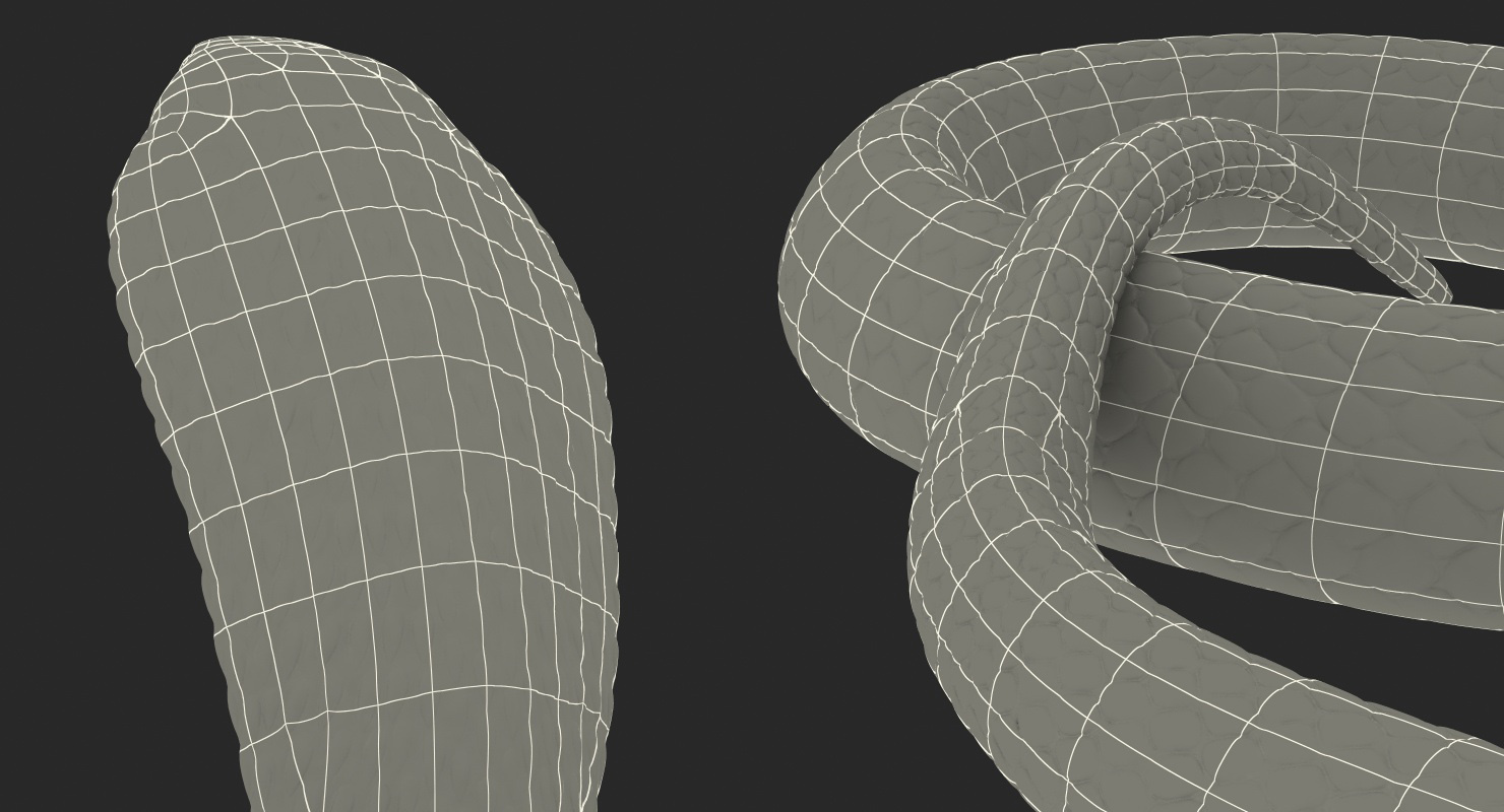 3D Cobra Dark Skin Alert Pose