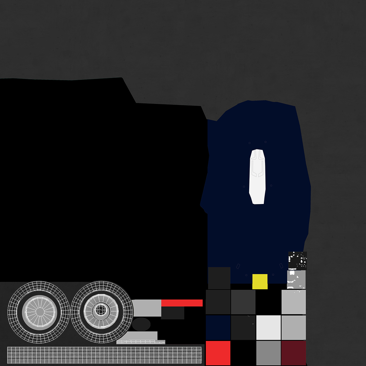 SUV Wheel 3D model