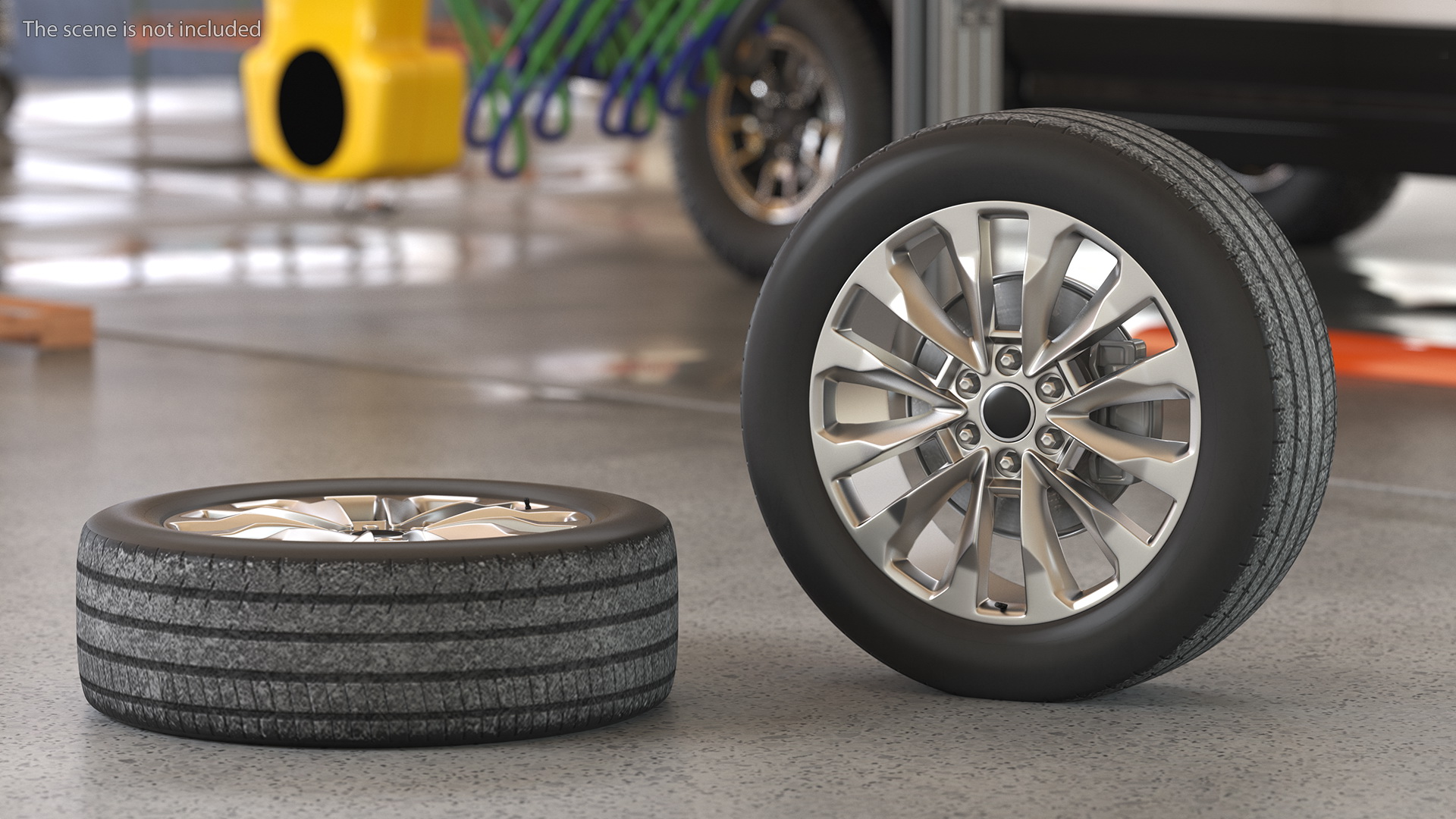 SUV Wheel 3D model