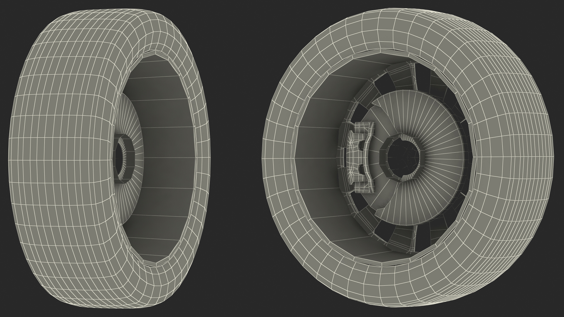 SUV Wheel 3D model