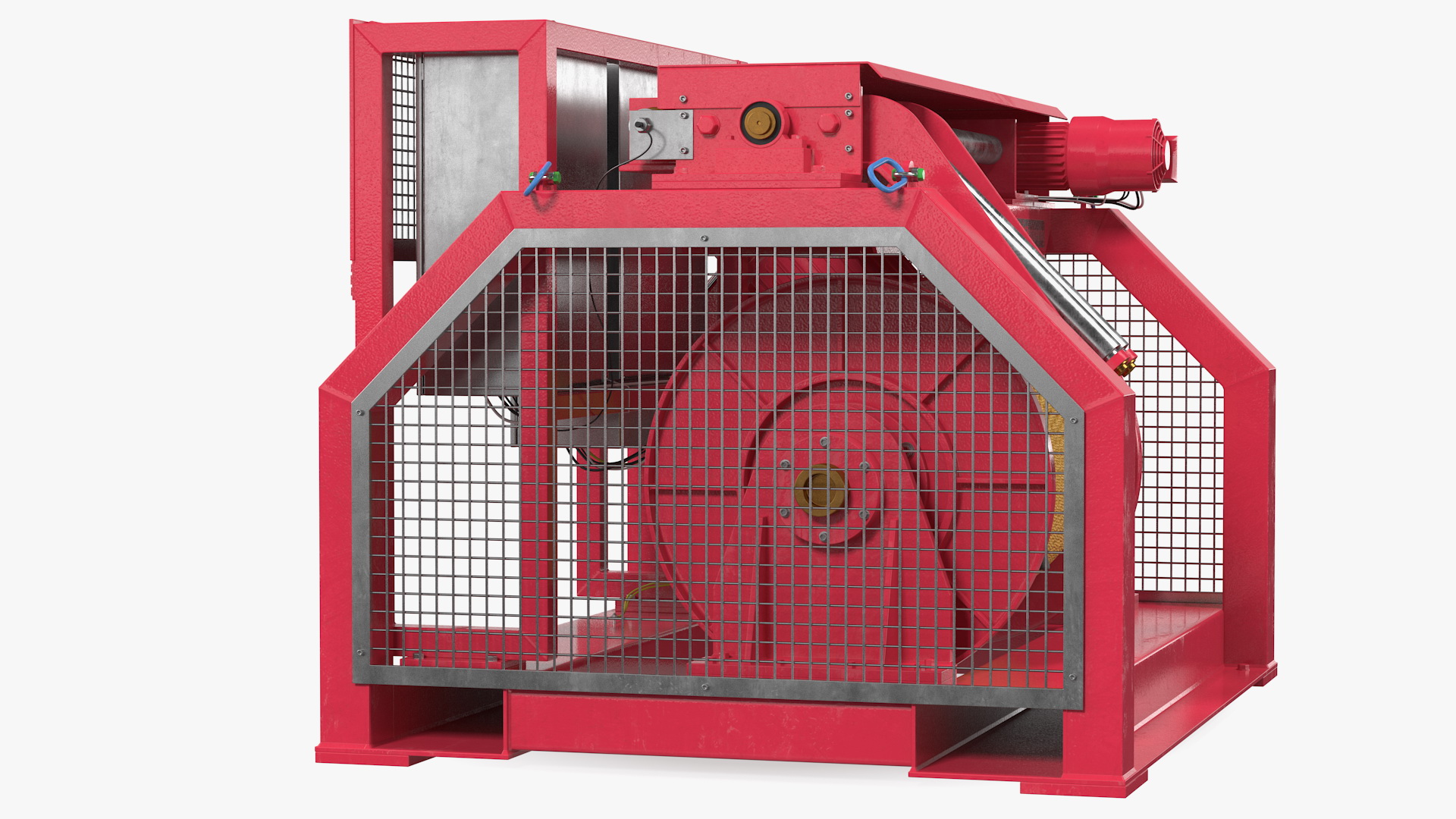 Romica Mooring Winch Rigged 3D