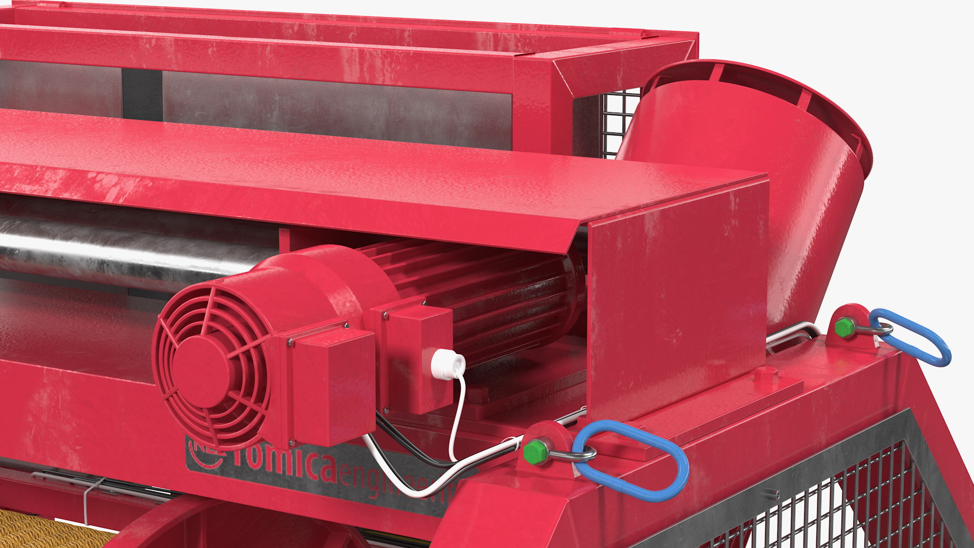 Romica Mooring Winch Rigged 3D