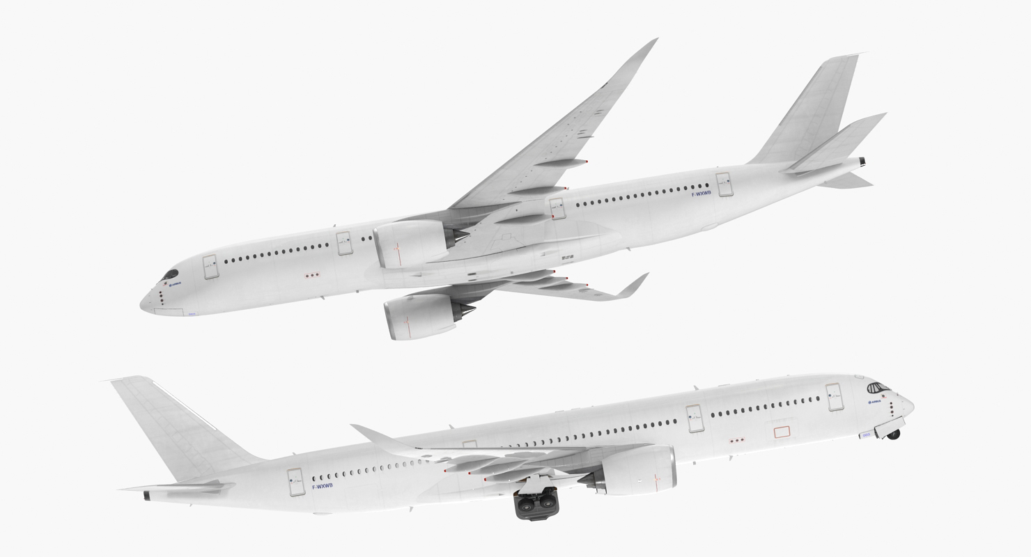 3D Airbus A350 900 Generic model