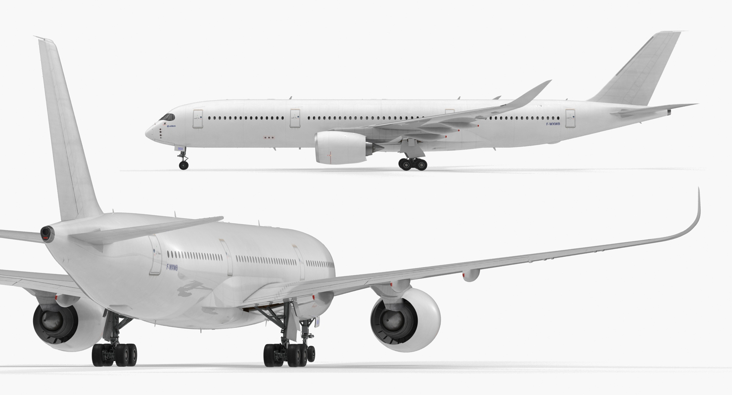 3D Airbus A350 900 Generic model