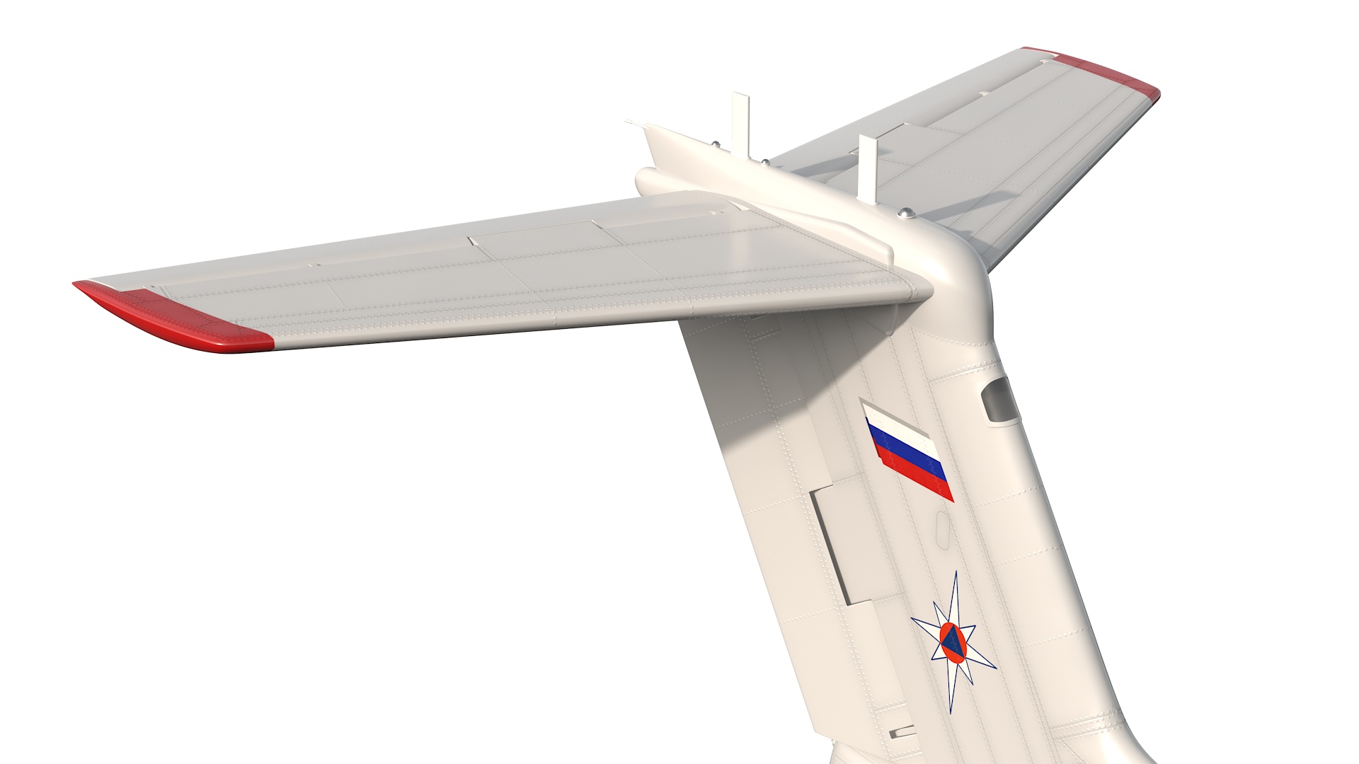 Beriev Be 200 Aircraft Rigged 3D model