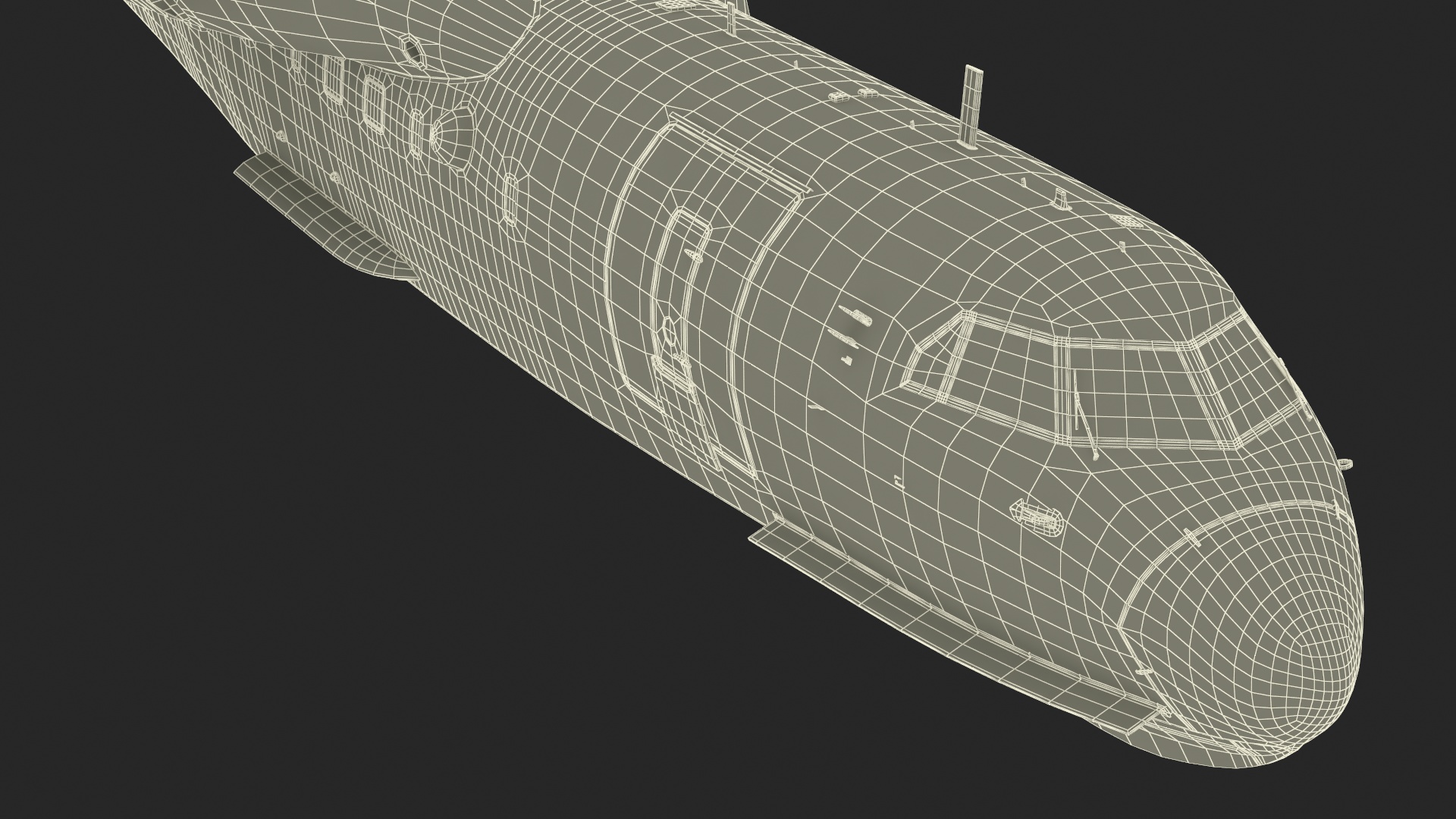 Beriev Be 200 Aircraft Rigged 3D model