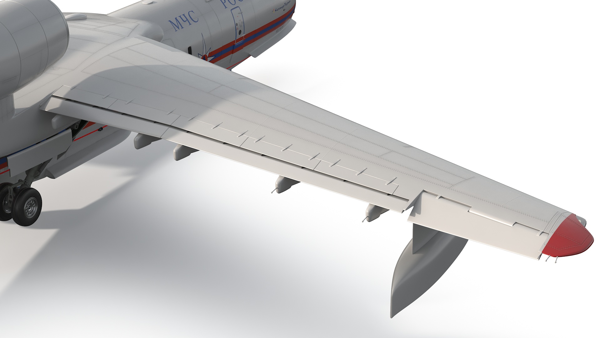 Beriev Be 200 Aircraft Rigged 3D model