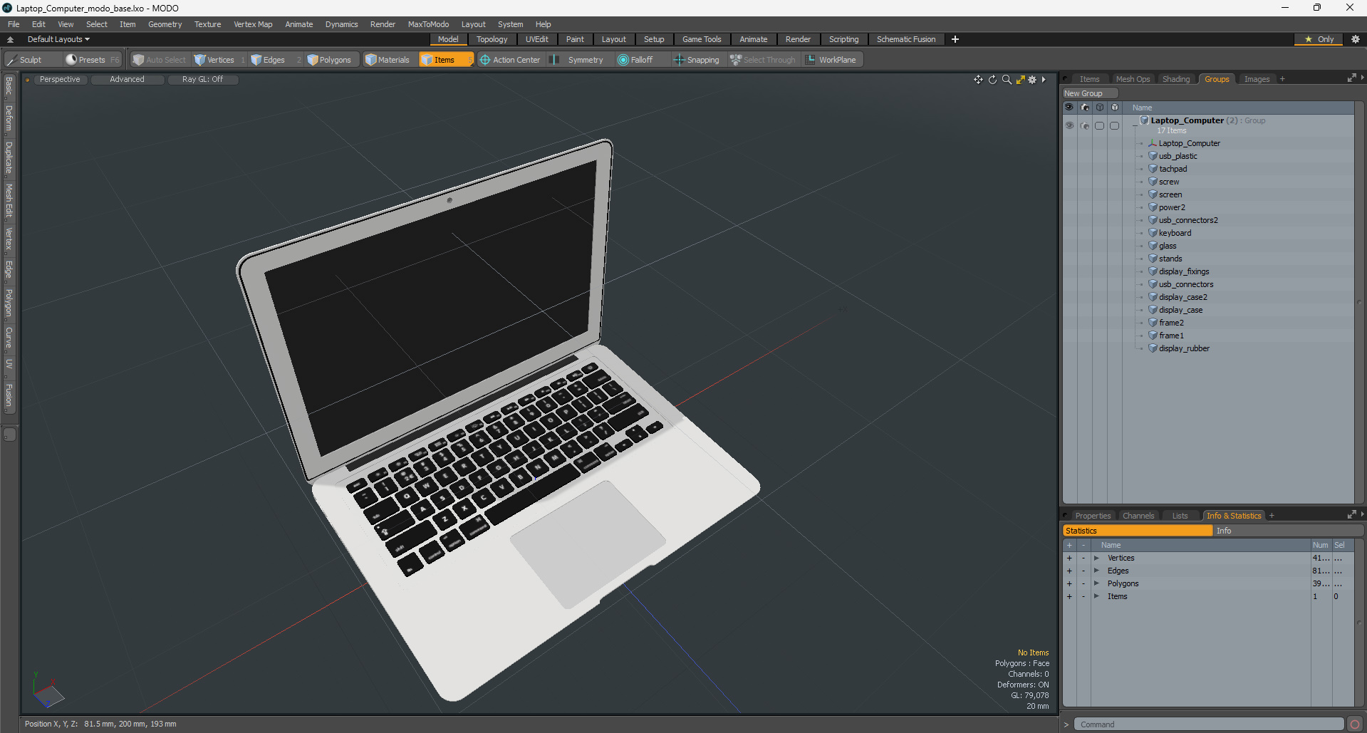 3D model Laptop Computer