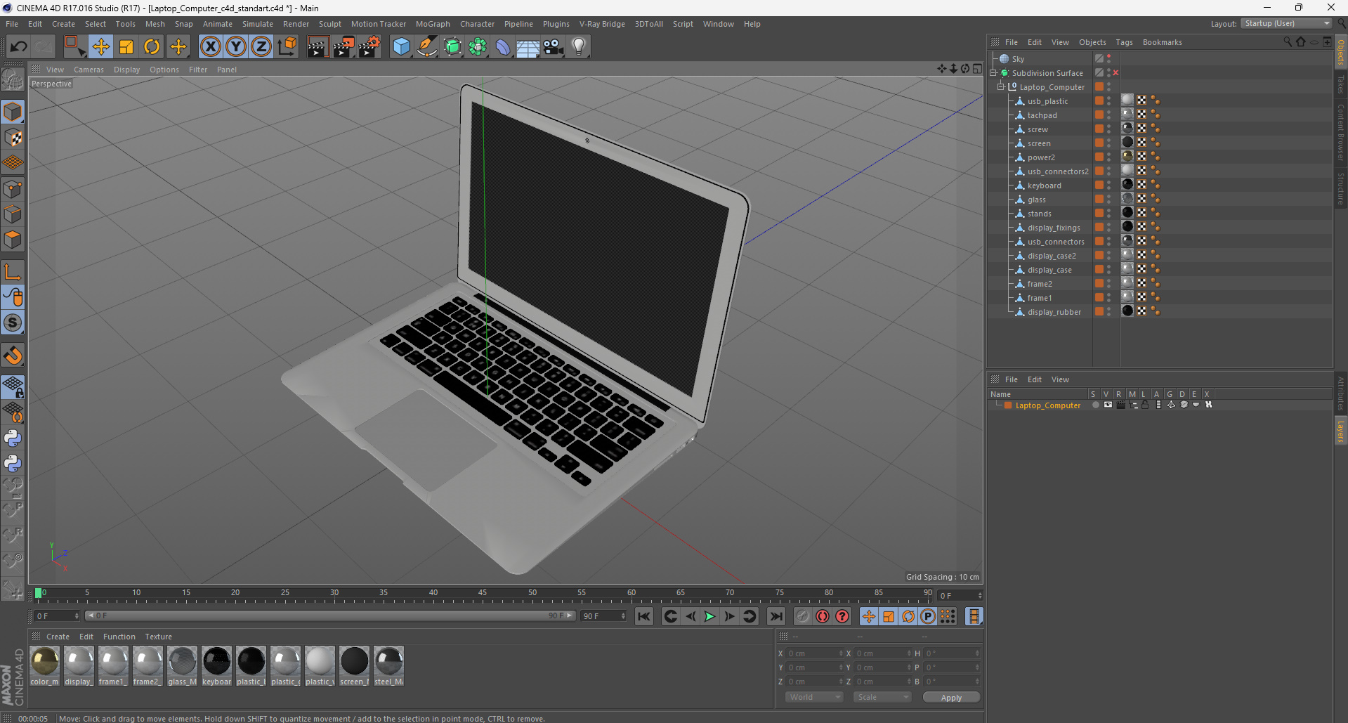 3D model Laptop Computer