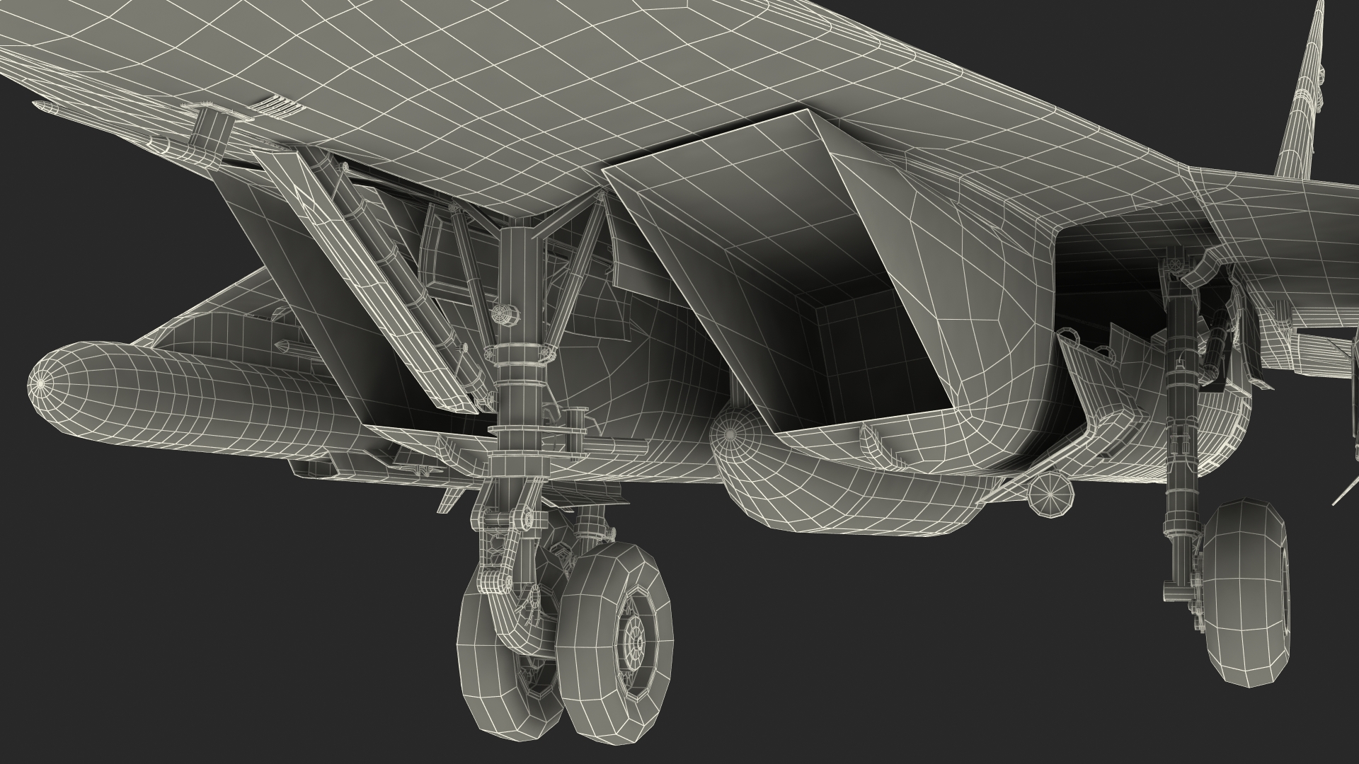 MiG 29KR Fulcrum D Russian Navy with Armament Rigged 3D