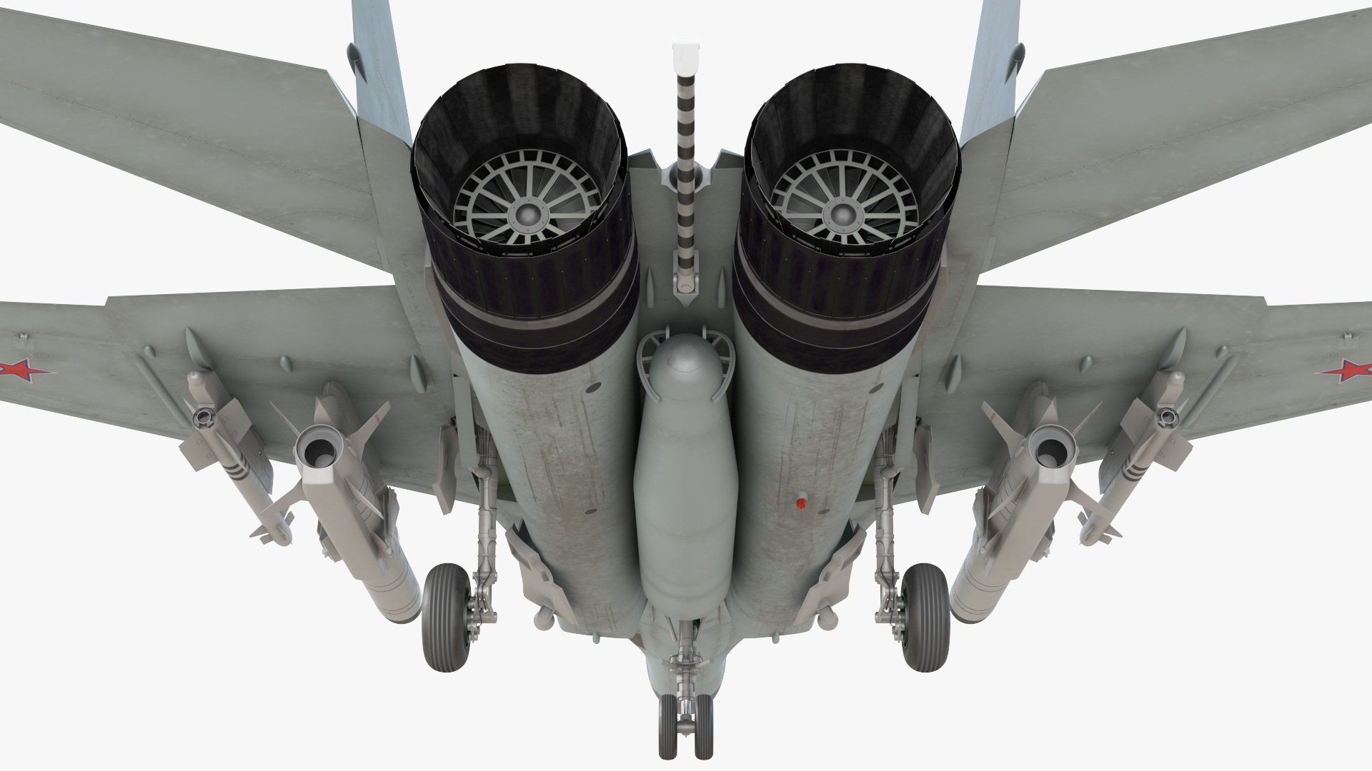 MiG 29KR Fulcrum D Russian Navy with Armament Rigged 3D