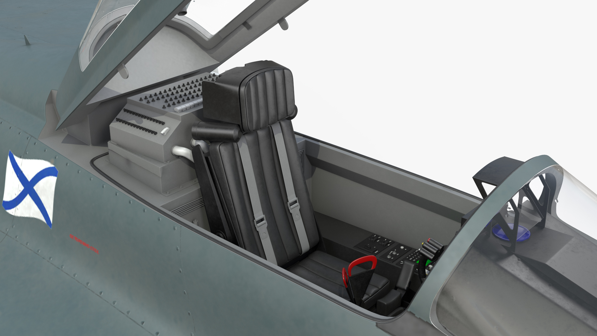 MiG 29KR Fulcrum D Russian Navy with Armament Rigged 3D