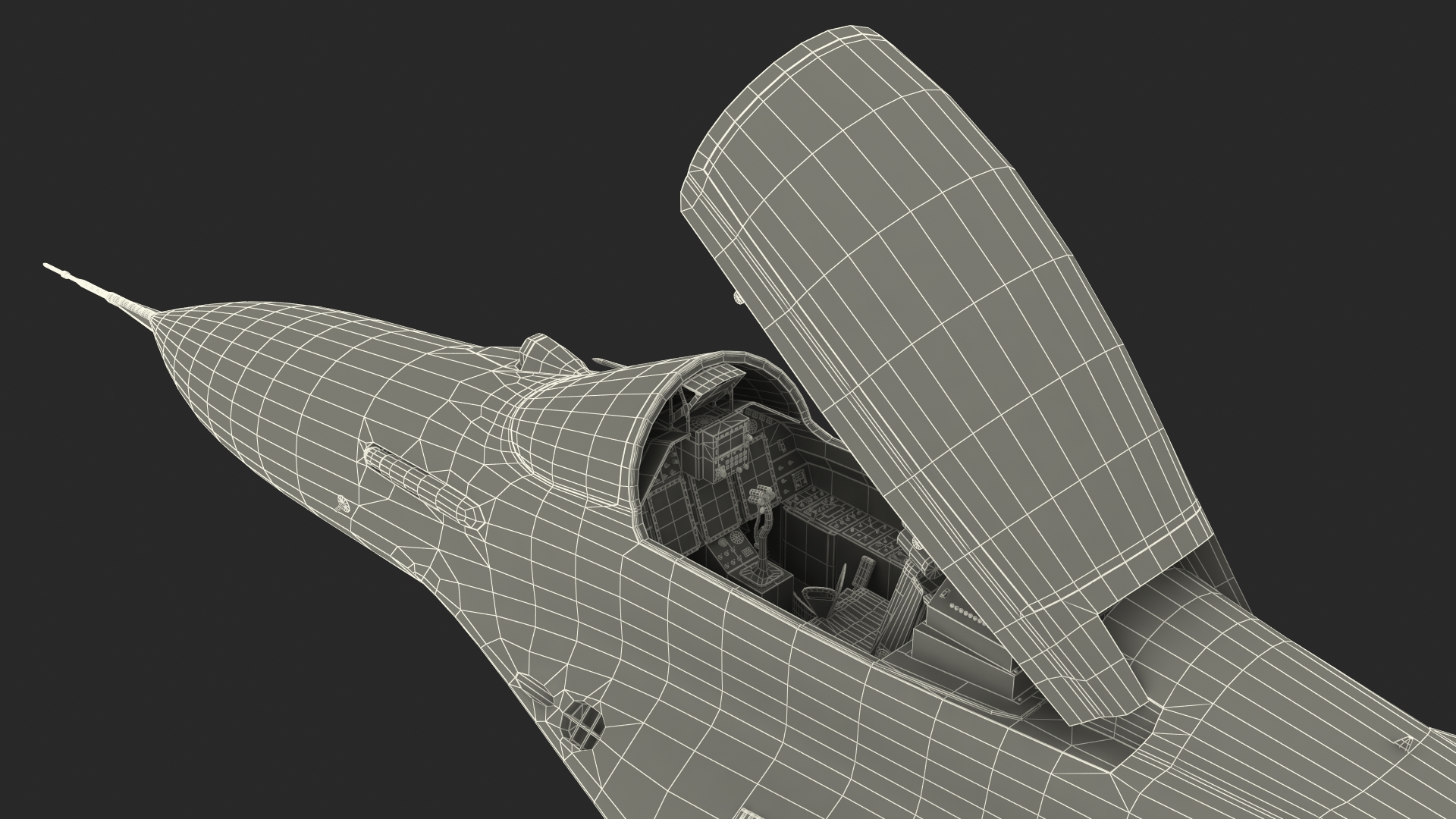 MiG 29KR Fulcrum D Russian Navy with Armament Rigged 3D