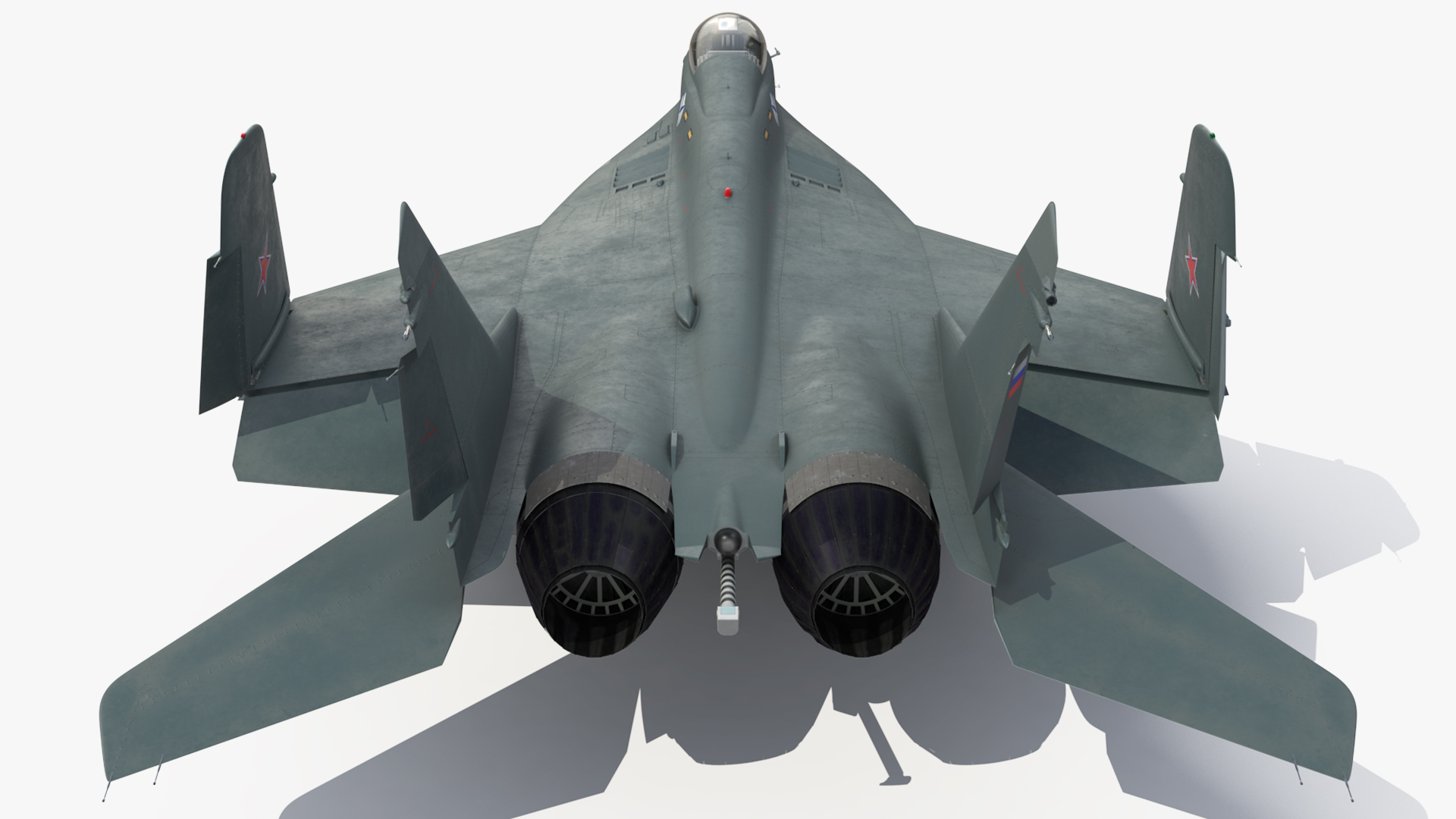 MiG 29KR Fulcrum D Russian Navy with Armament Rigged 3D