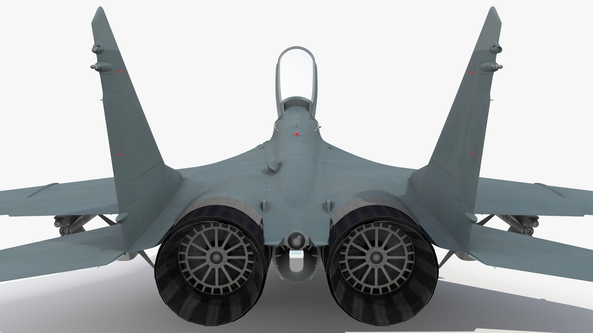 MiG 29KR Fulcrum D Russian Navy with Armament Rigged 3D