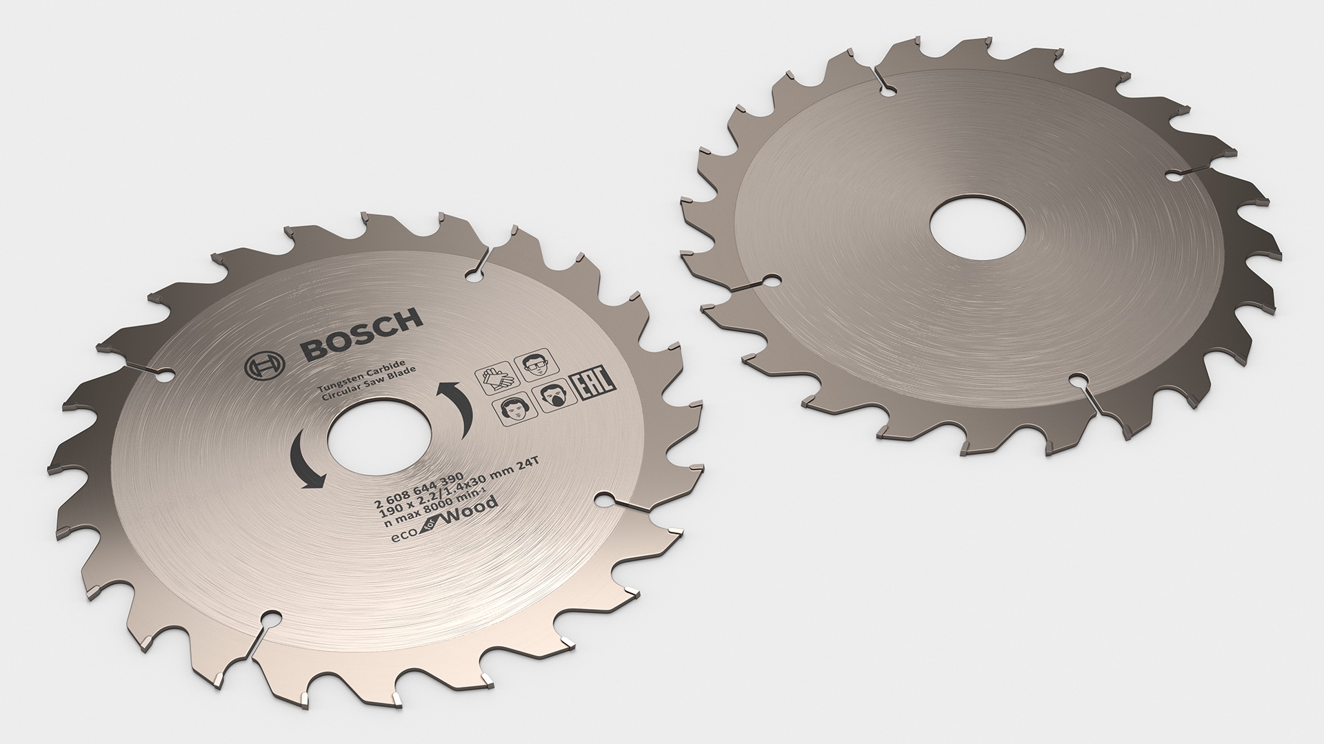 Bosch Circular Saw Blades Set 3D model