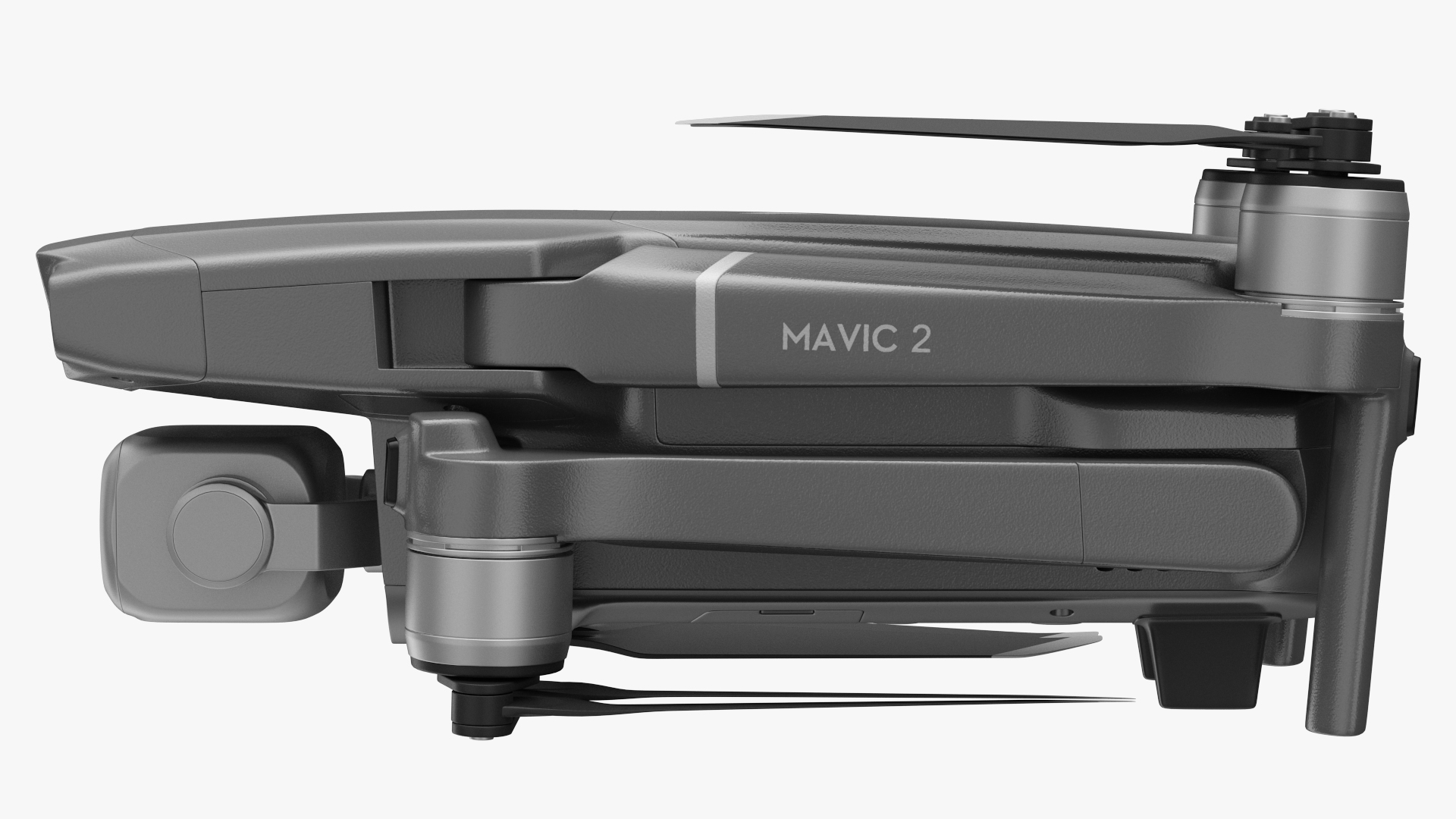 DJI Mavic 2 Pro Quadcopter with 4K Hasselblad Camera Rigged 3D model