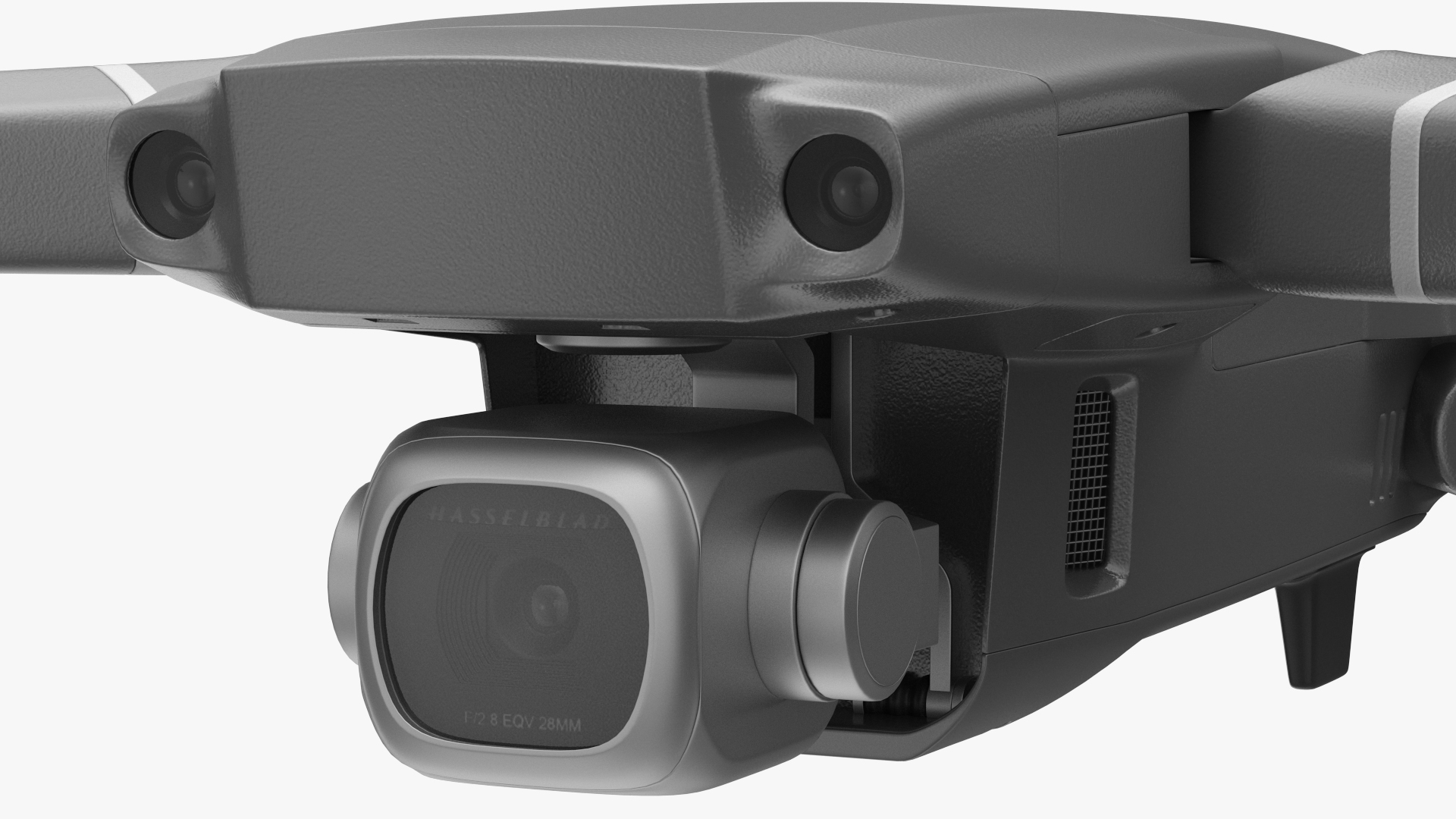 DJI Mavic 2 Pro Quadcopter with 4K Hasselblad Camera Rigged 3D model