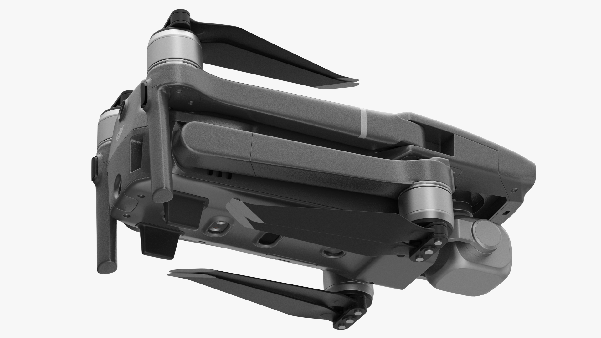 DJI Mavic 2 Pro Quadcopter with 4K Hasselblad Camera Rigged 3D model