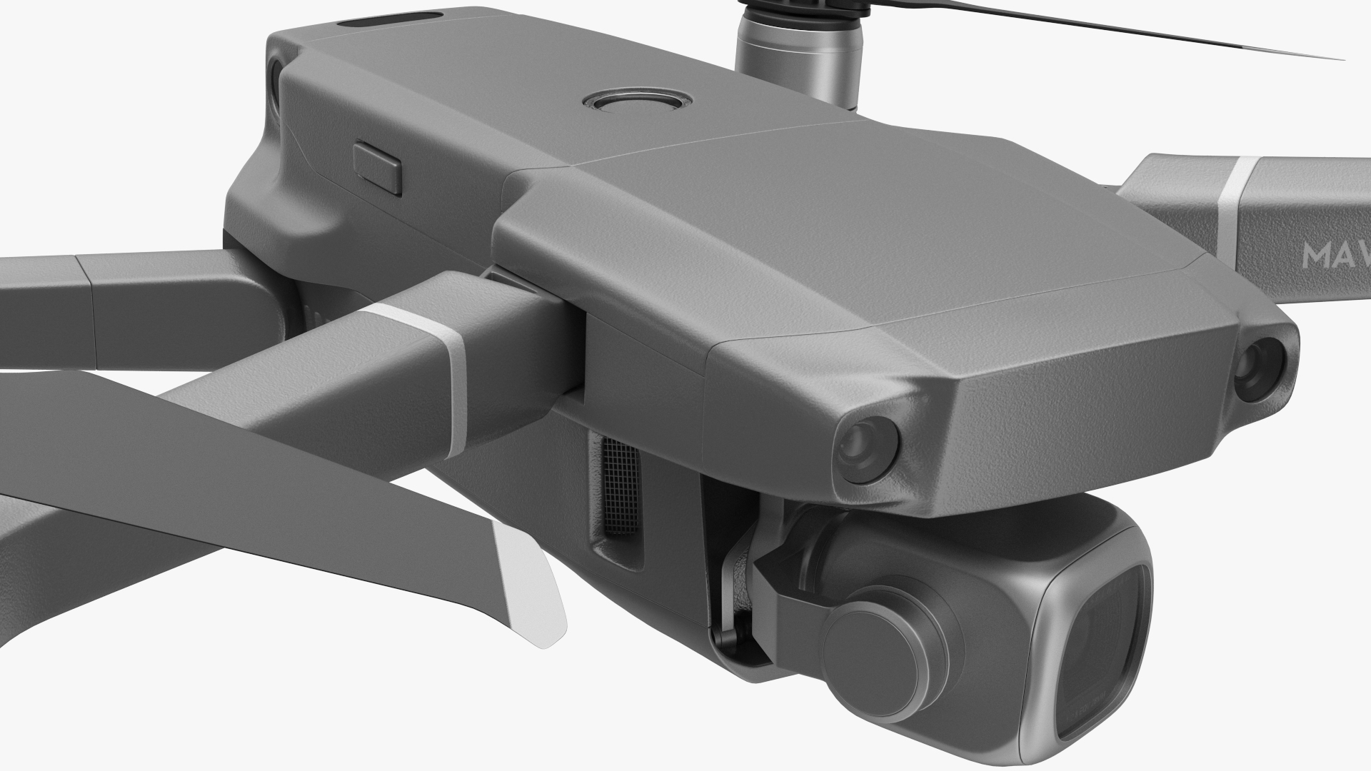 DJI Mavic 2 Pro Quadcopter with 4K Hasselblad Camera Rigged 3D model