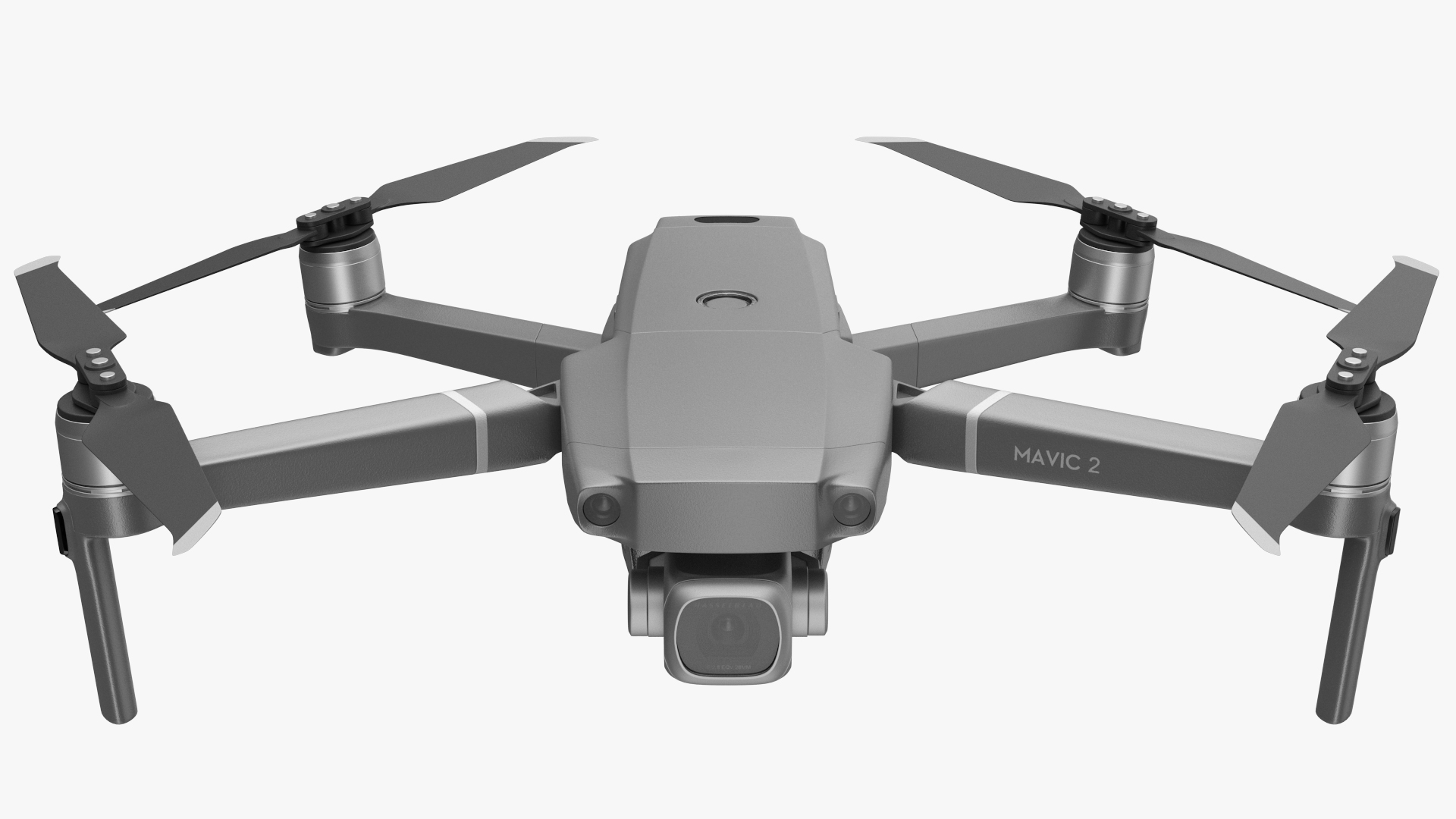 DJI Mavic 2 Pro Quadcopter with 4K Hasselblad Camera Rigged 3D model
