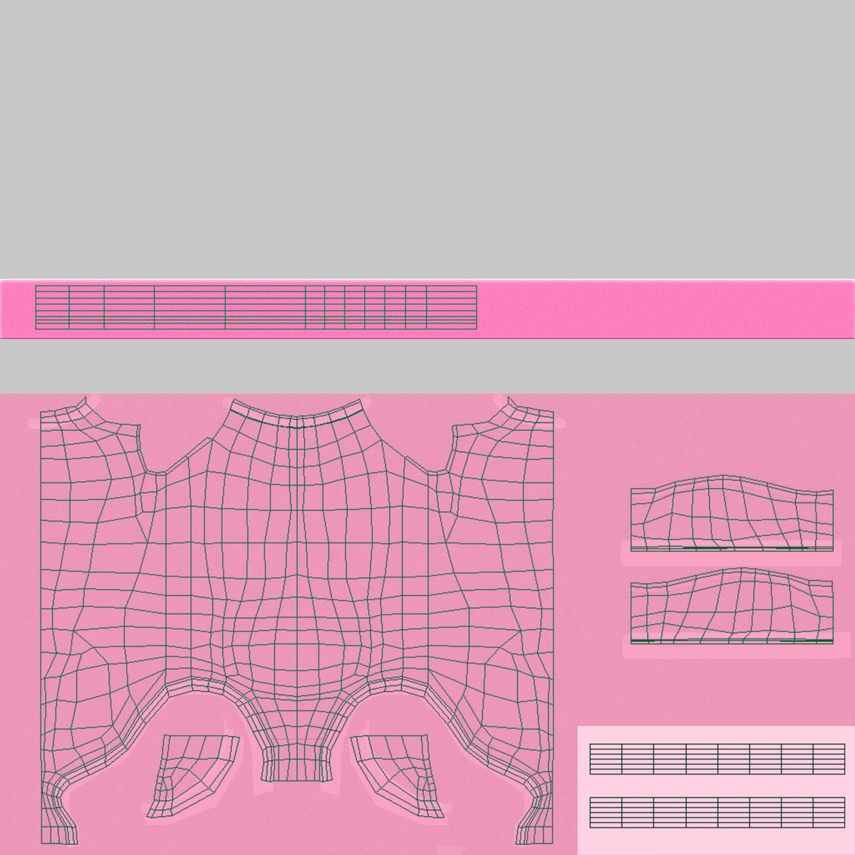 3D Baby Girl Wearing Bodysuit A-Pose model