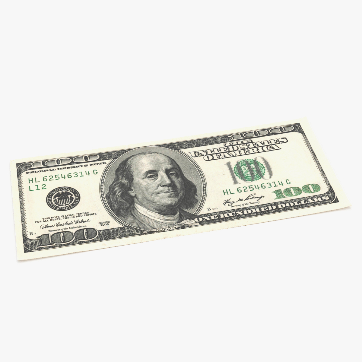 100 Dollar Bill, view 3
