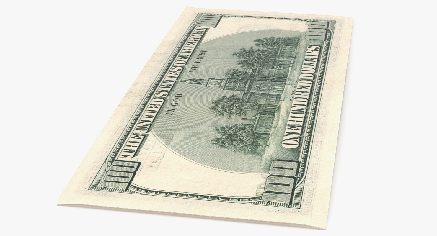 3D model 100 Dollar Bill