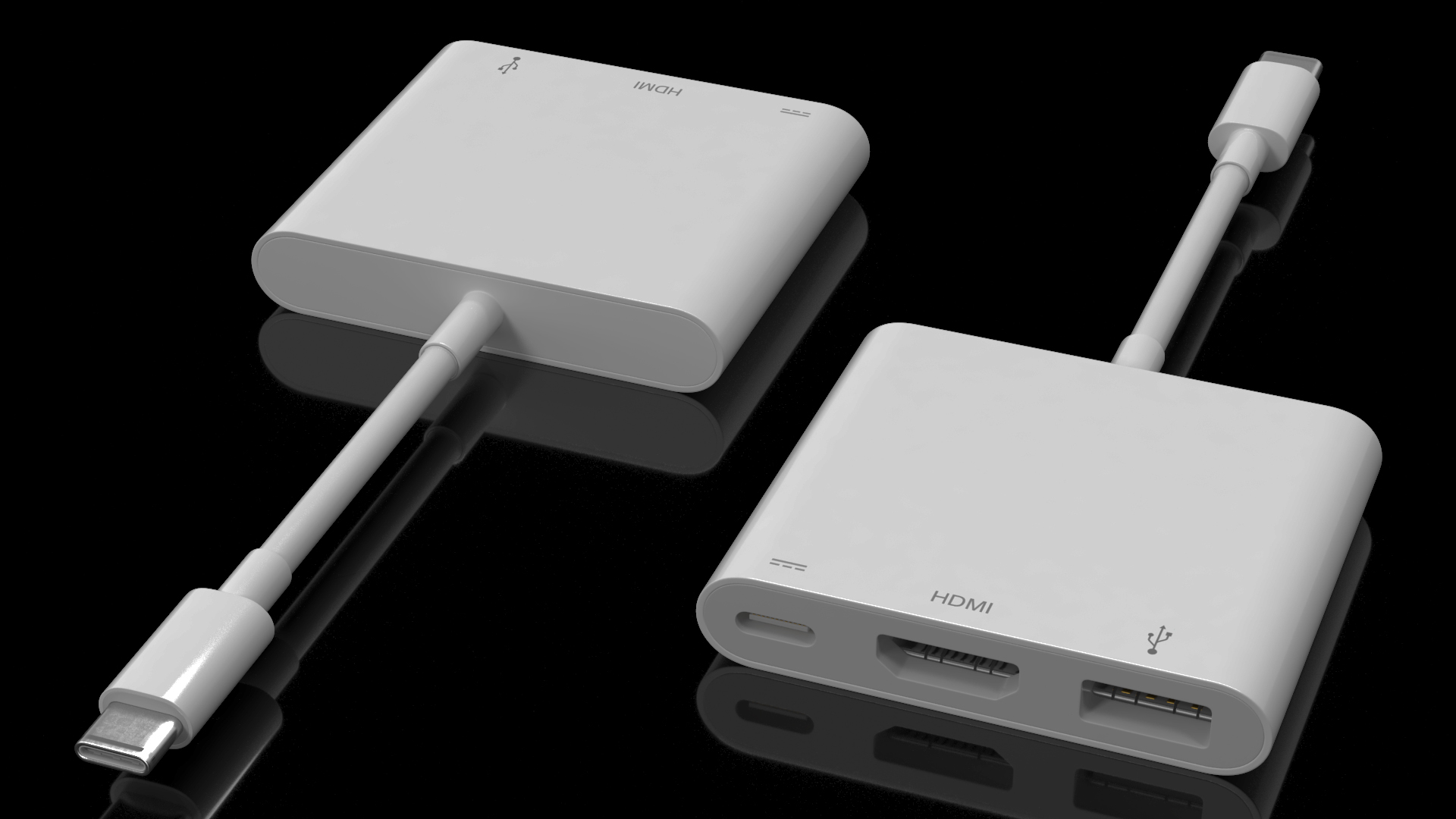 USB Type C Digital AV Multiport Adapter 3D model