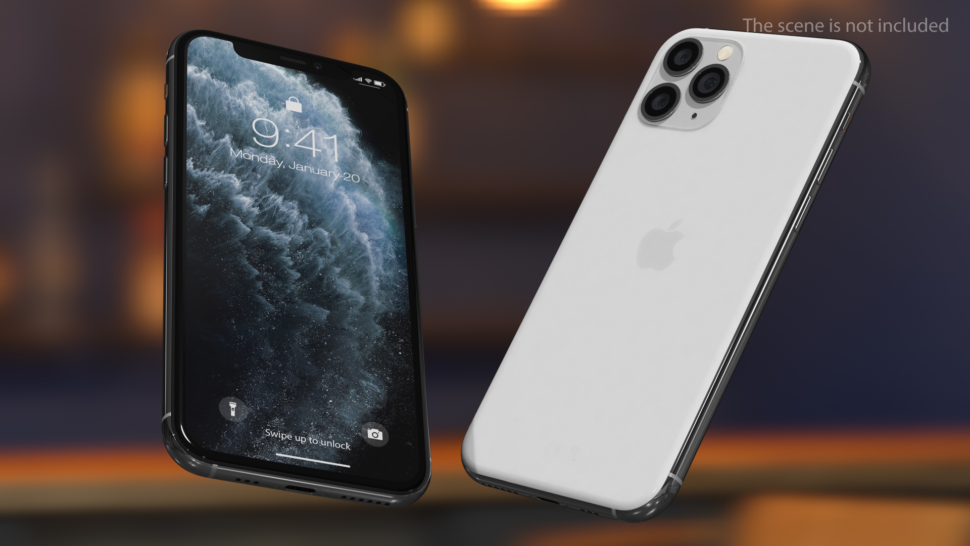 3D Apple iPhone 11 Pro Silver