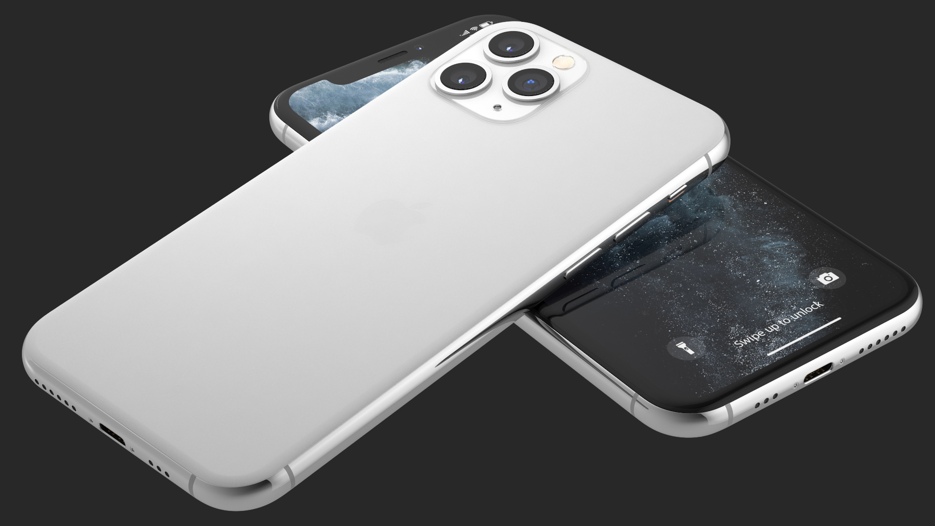 3D Apple iPhone 11 Pro Silver