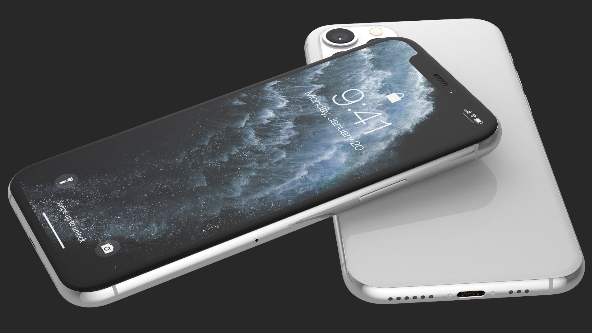 3D Apple iPhone 11 Pro Silver