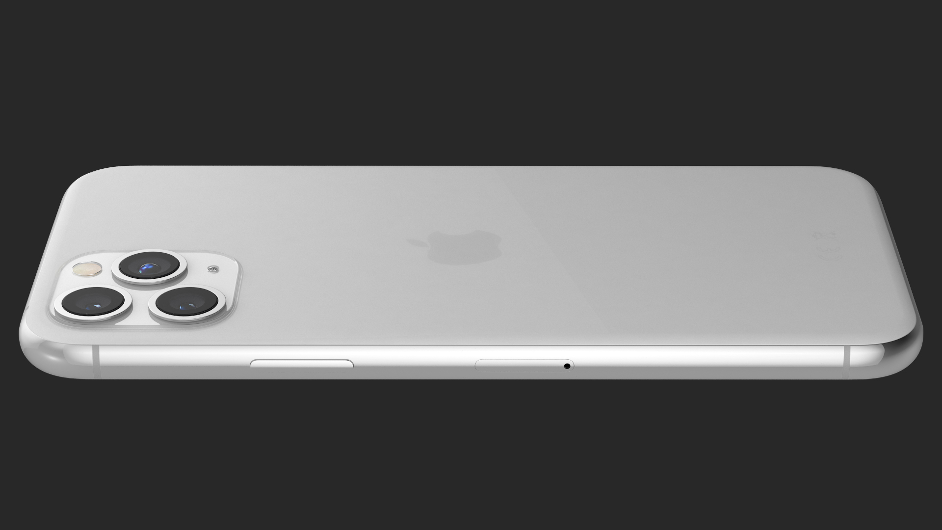 3D Apple iPhone 11 Pro Silver