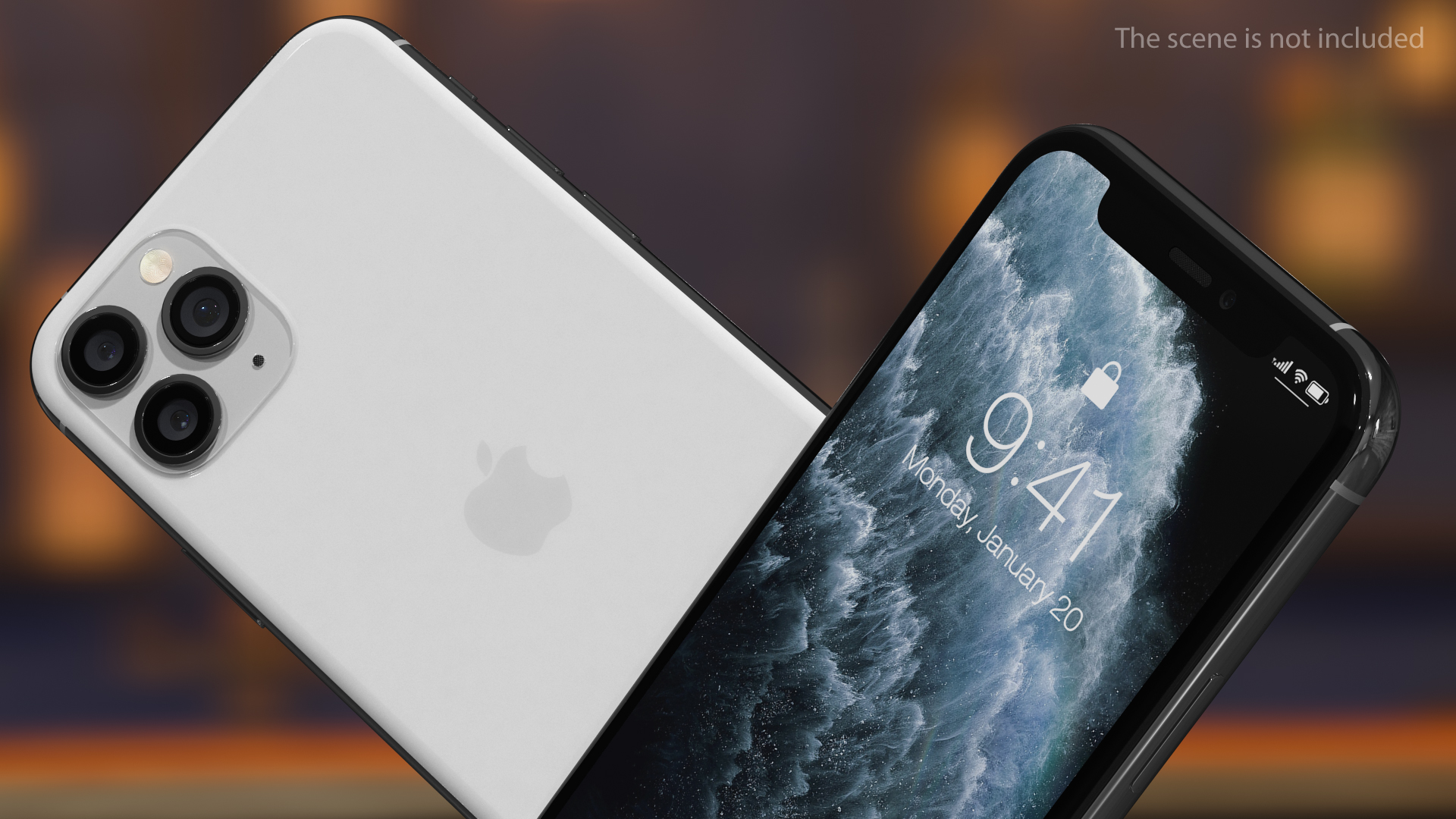 3D Apple iPhone 11 Pro Silver