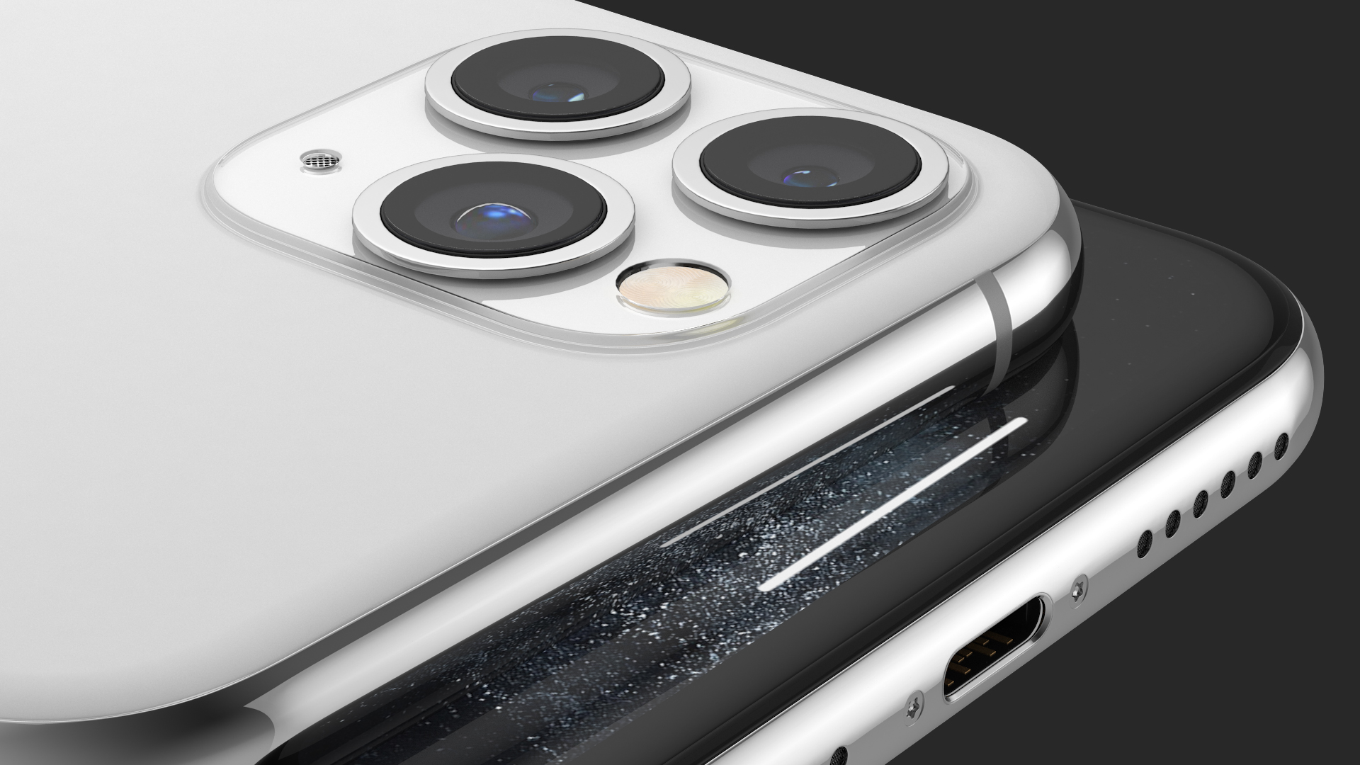 3D Apple iPhone 11 Pro Silver
