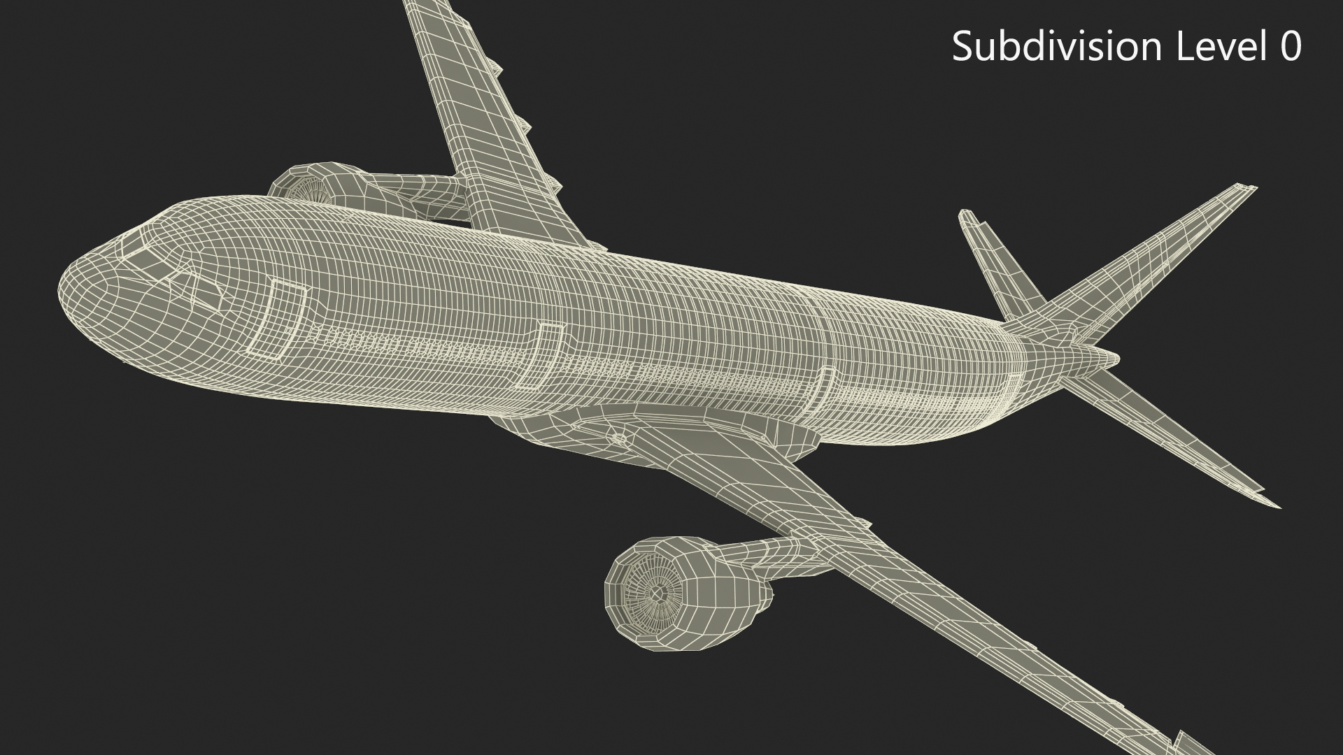 3D Commercial Airliner Airbus A330-300 Northwest Airlines Rigged