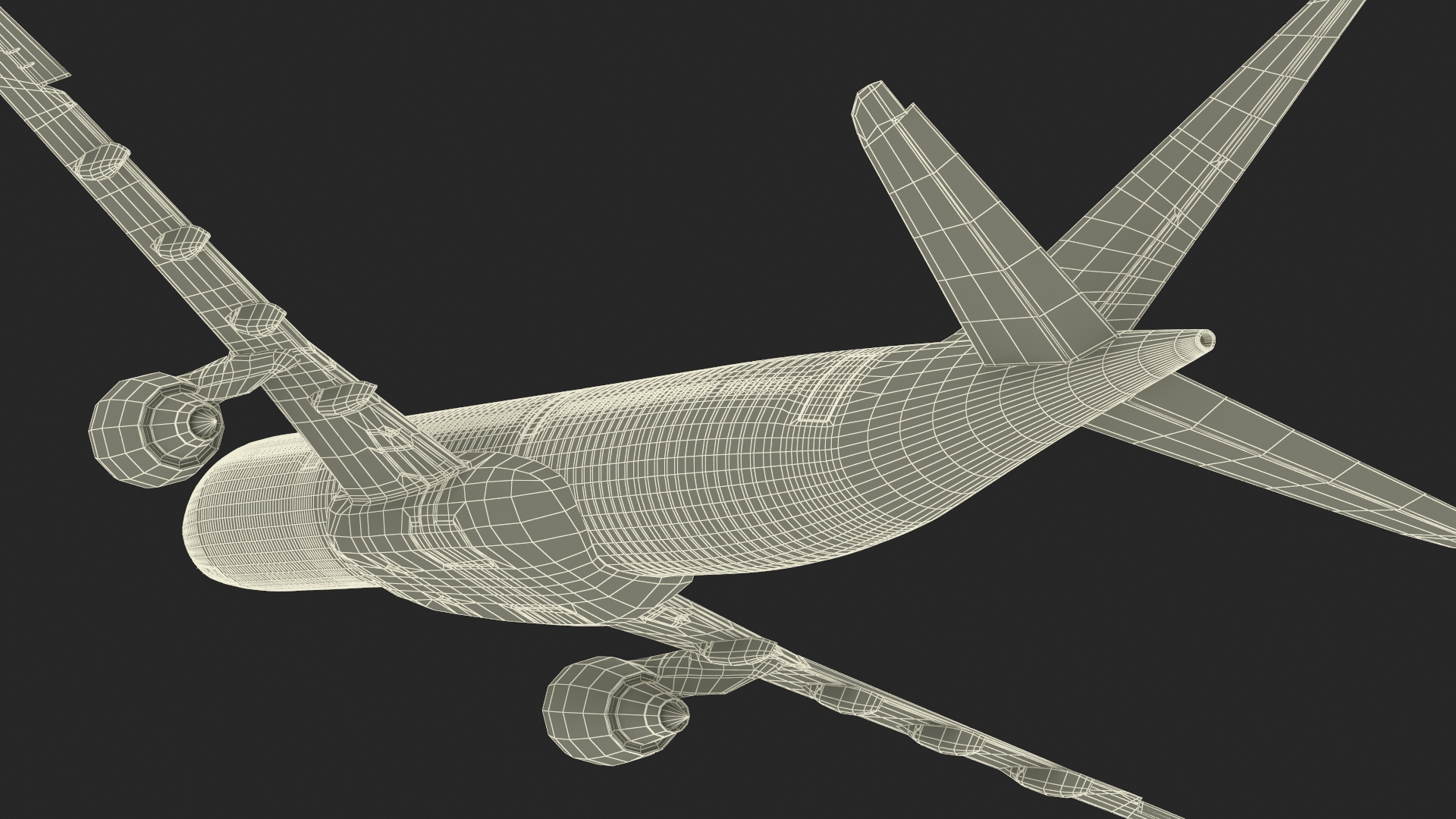 3D Commercial Airliner Airbus A330-300 Northwest Airlines Rigged