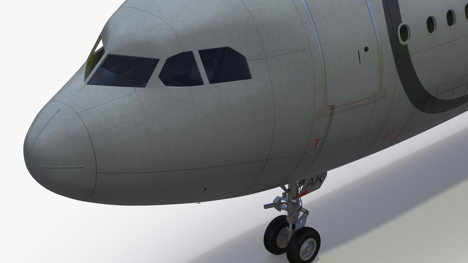 3D Commercial Airliner Airbus A330-300 Northwest Airlines Rigged