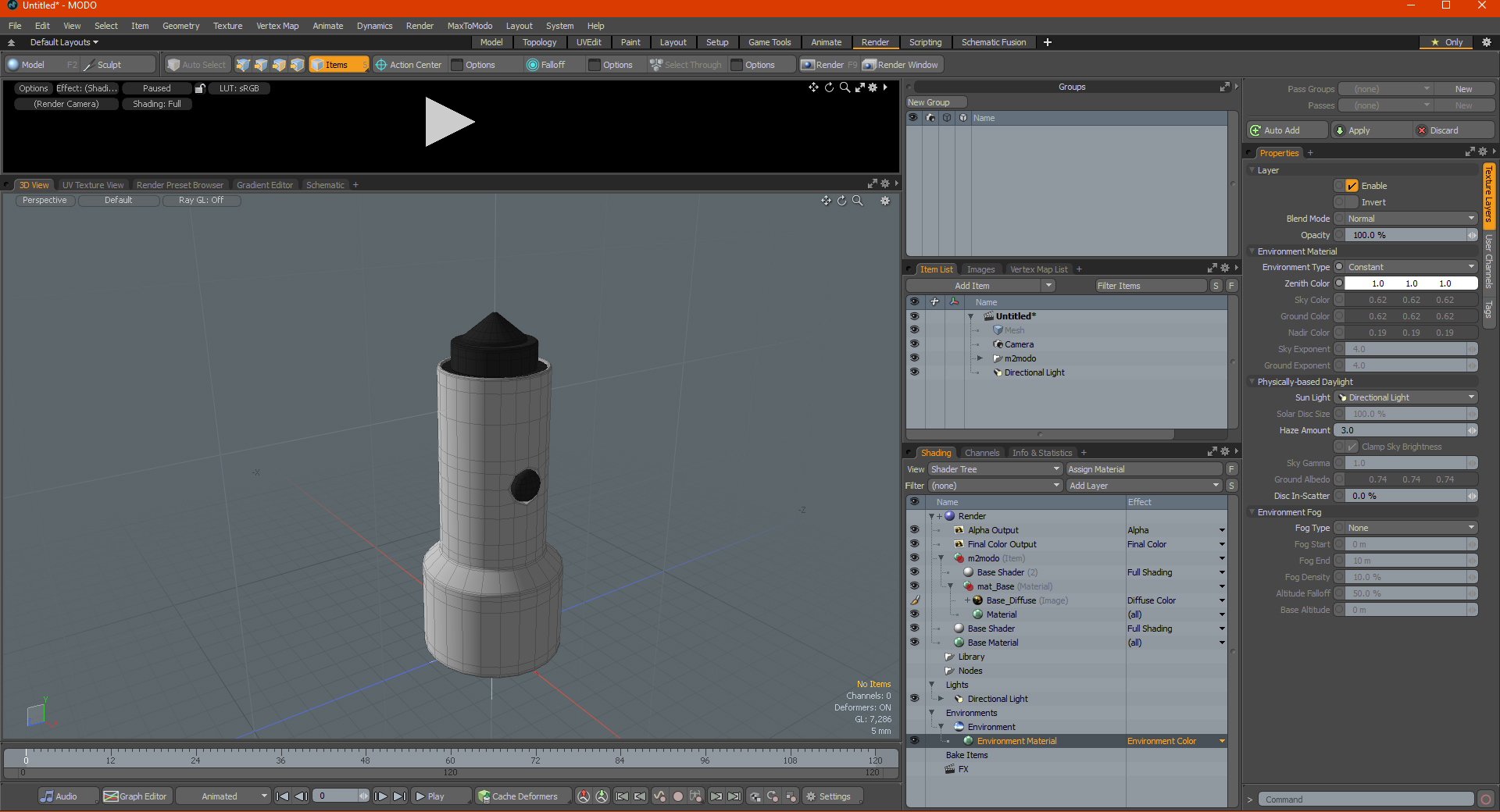 3D USB Type A and C Car Charger model
