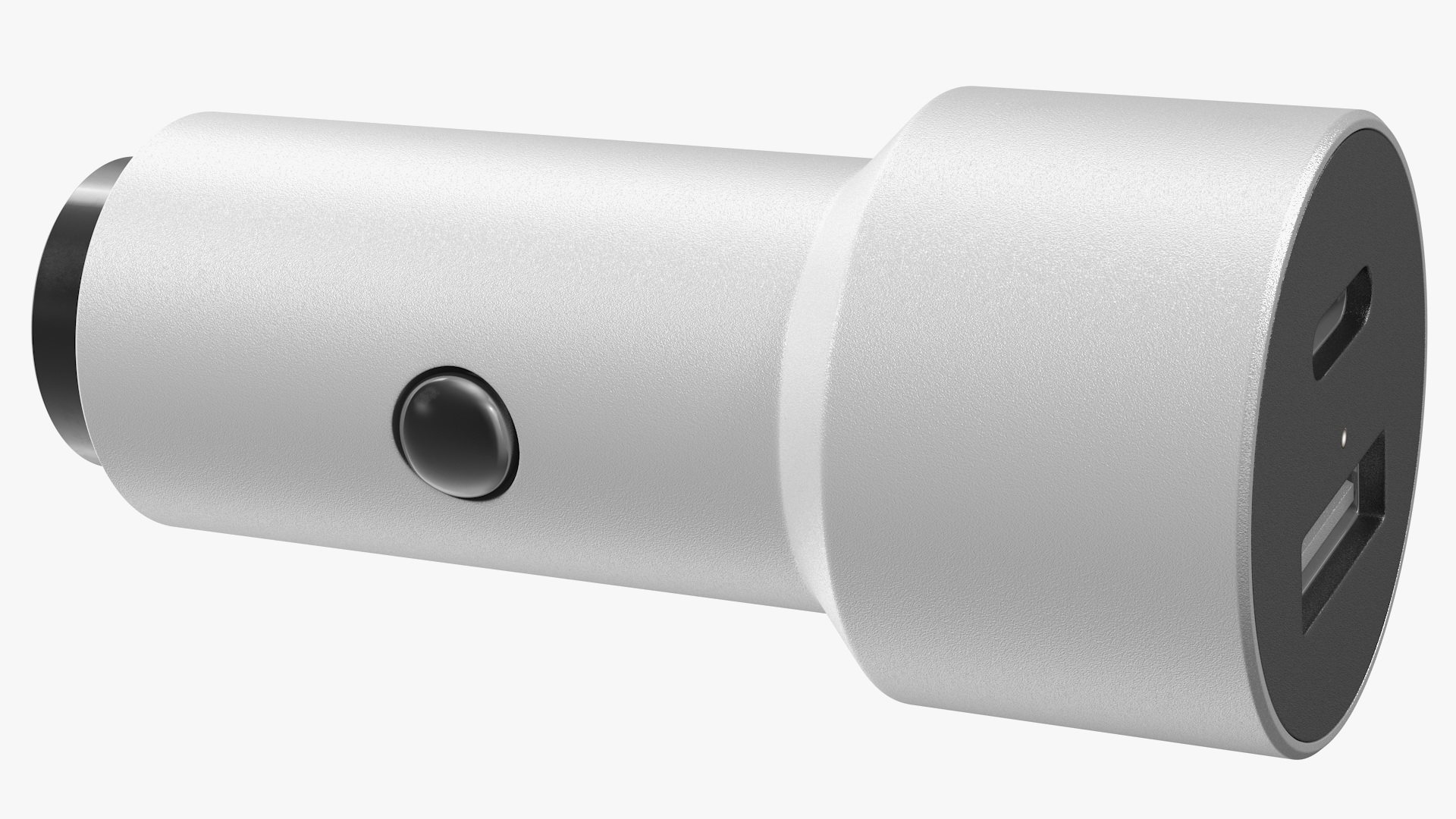 3D USB Type A and C Car Charger model