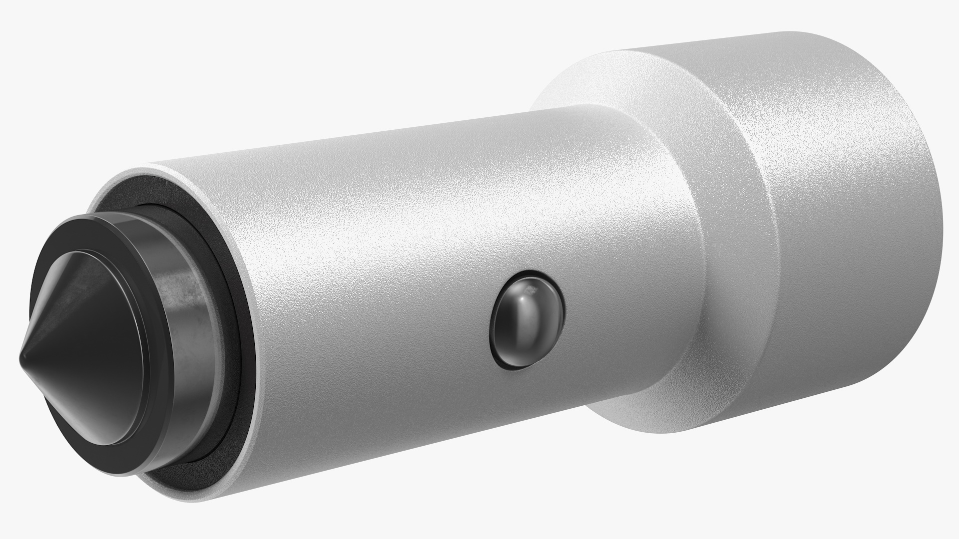 3D USB Type A and C Car Charger model