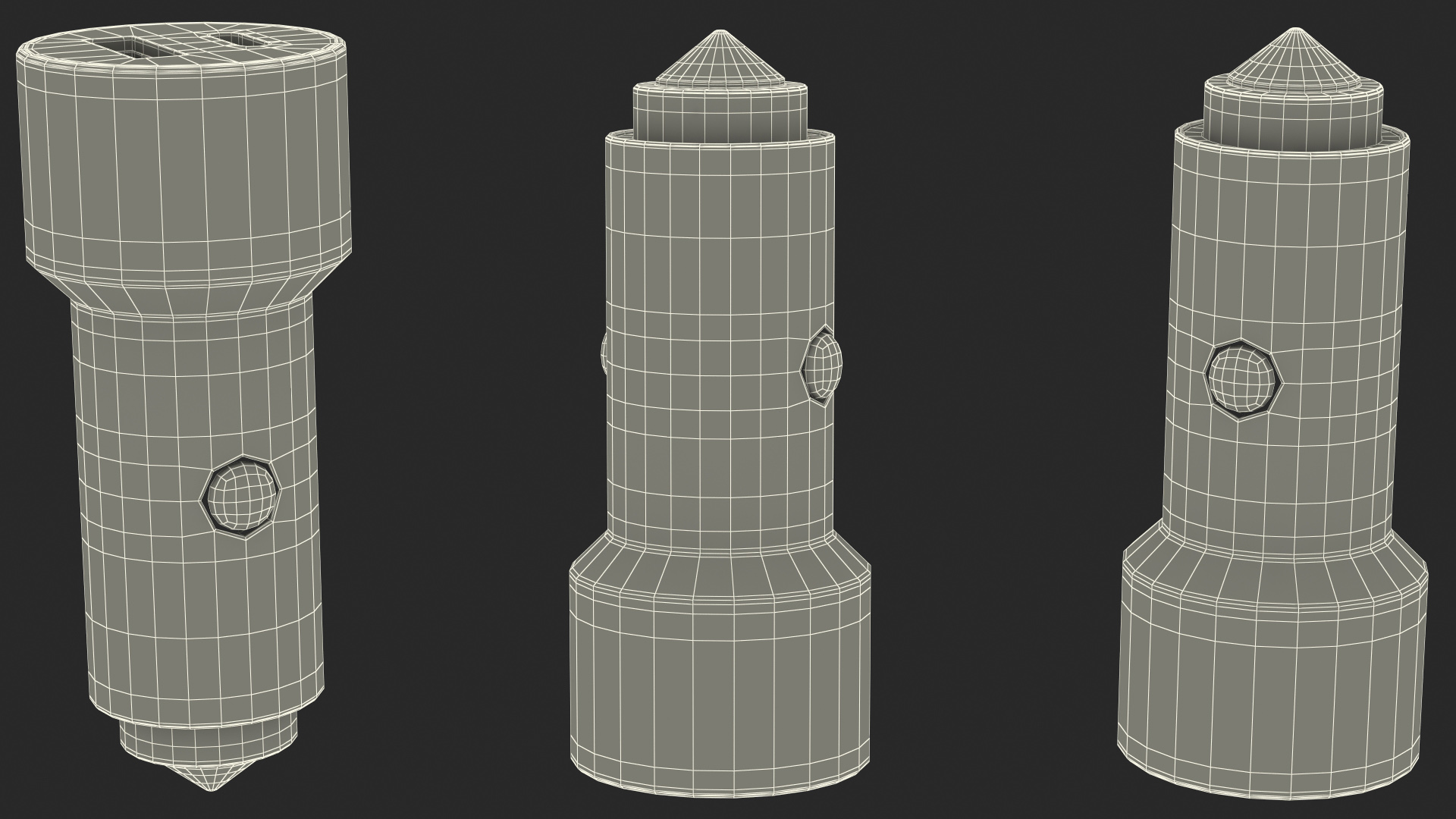 3D USB Type A and C Car Charger model
