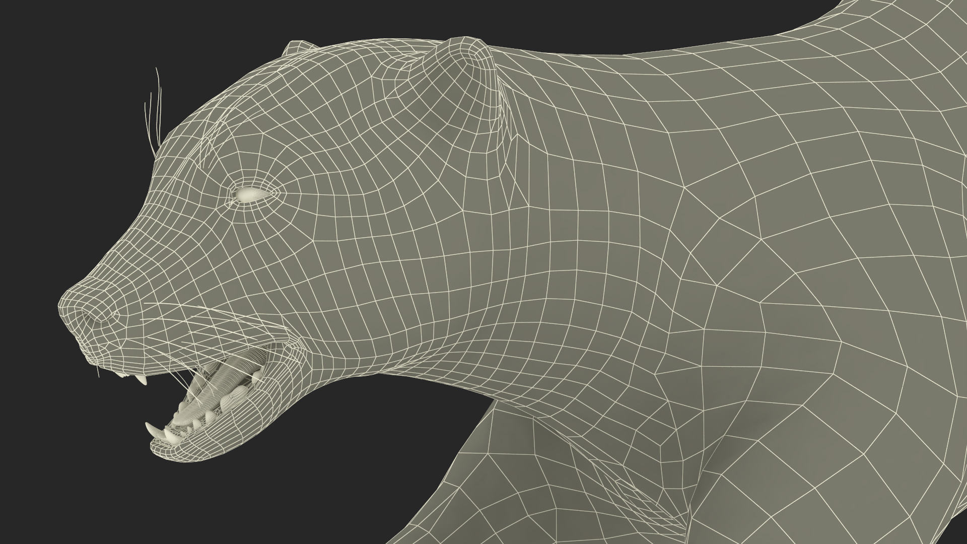 3D model Wolverine Prepares Attack Pose