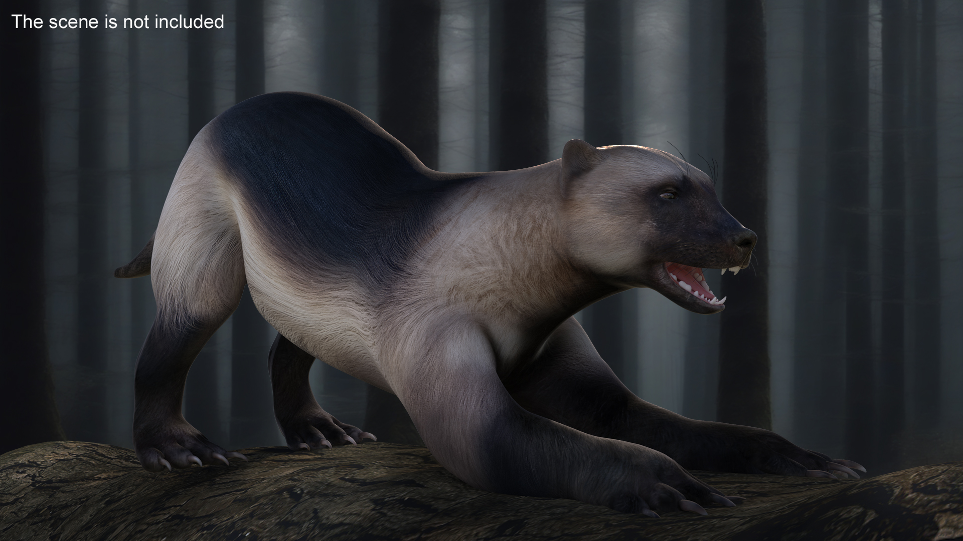 3D model Wolverine Prepares Attack Pose