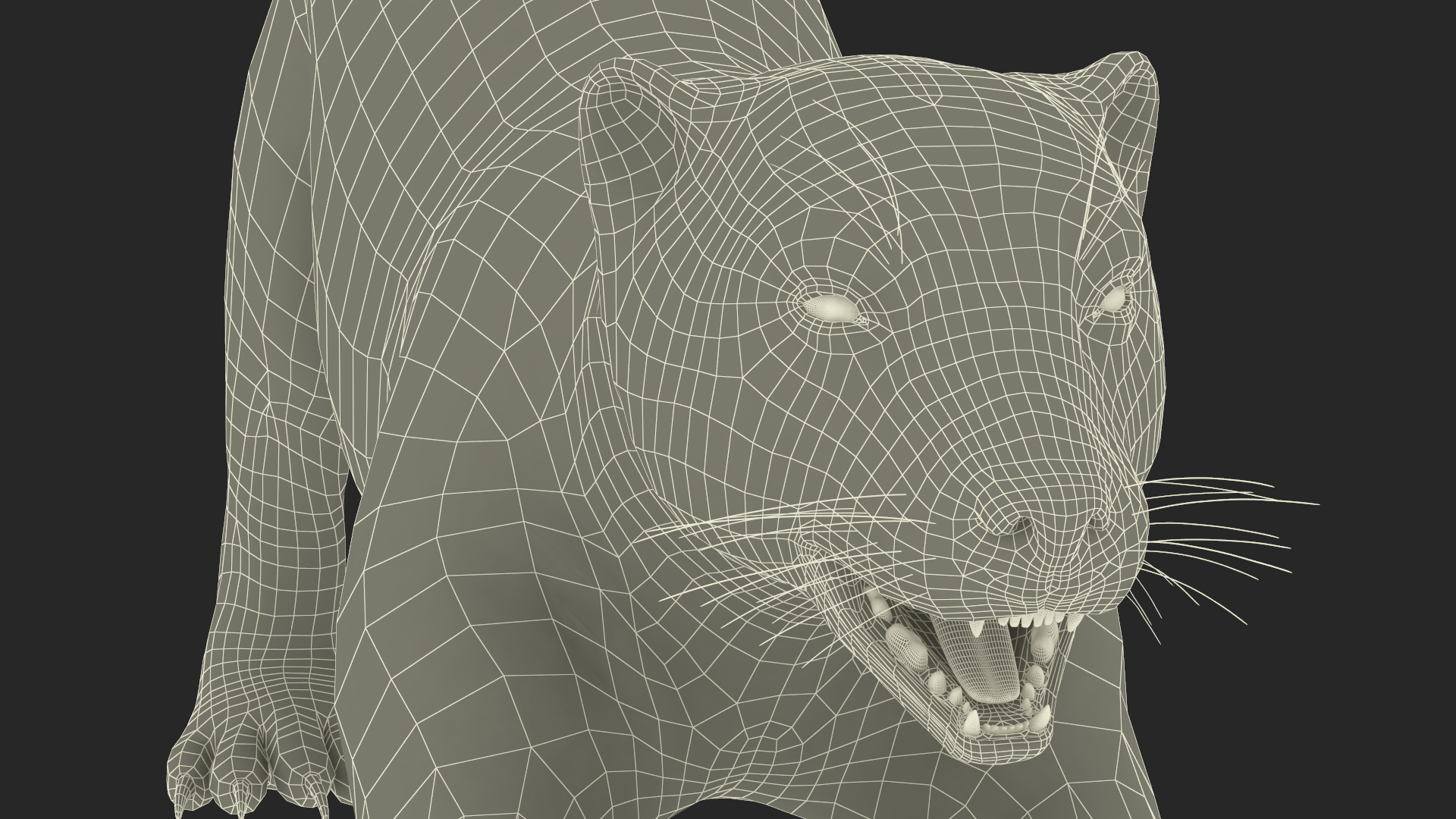 3D model Wolverine Prepares Attack Pose