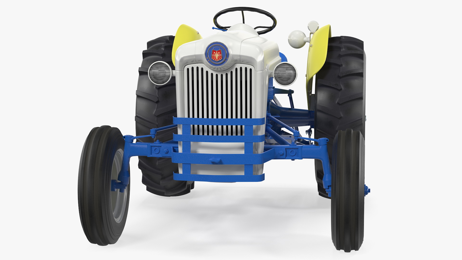 Restored Vintage Tractor Generic Rigged 3D model