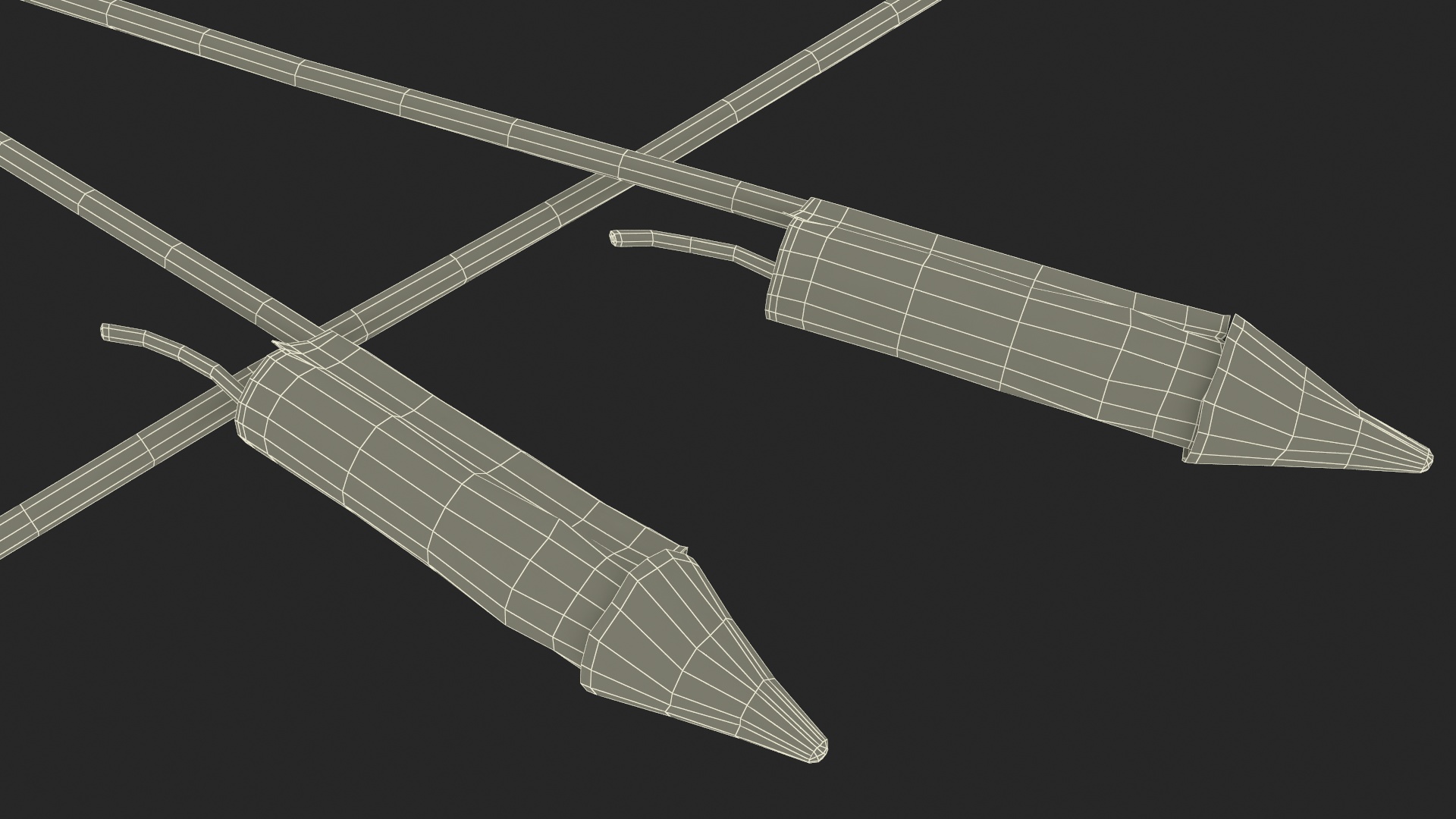 3D Firecracker Rocket model
