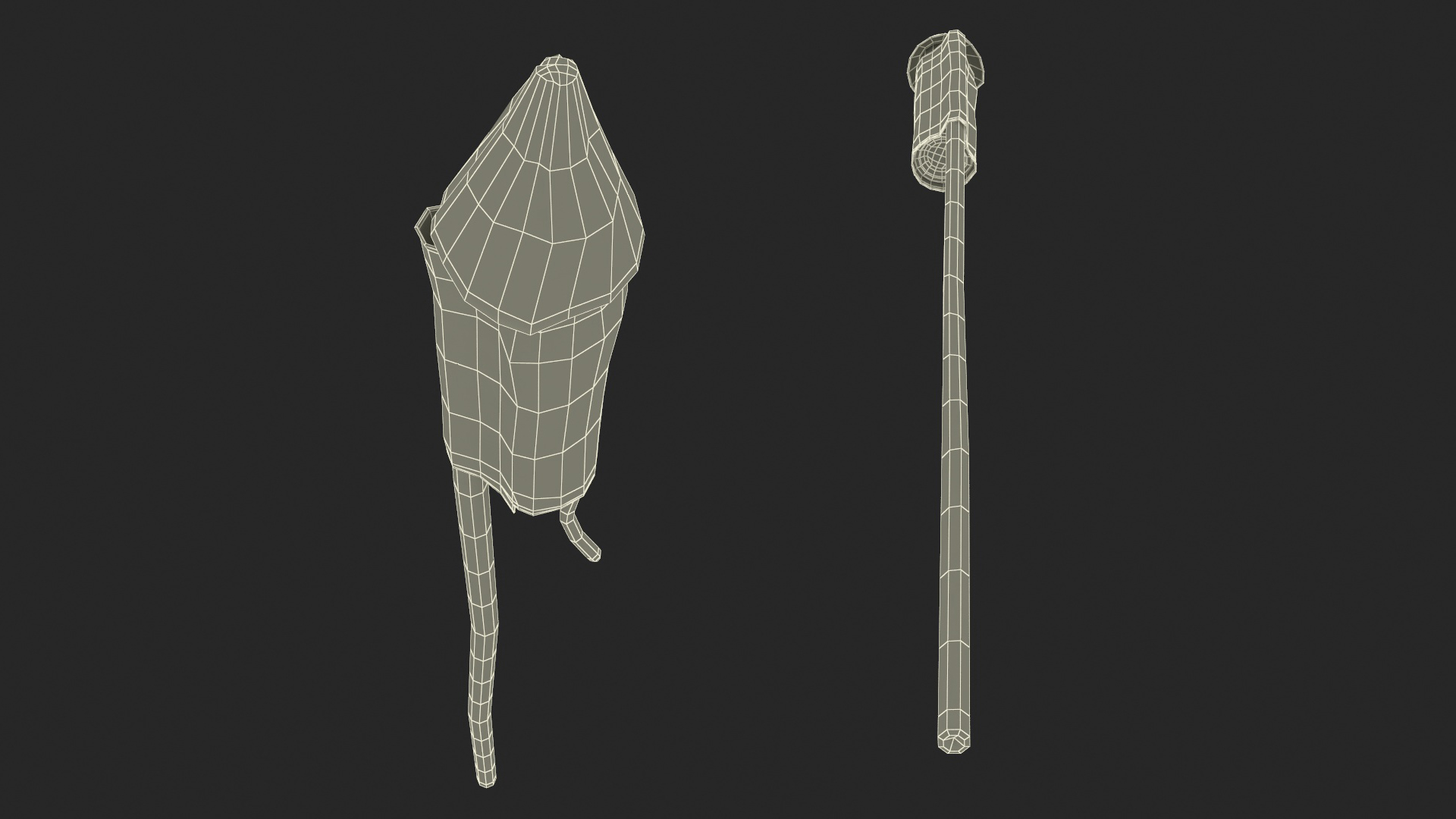 3D Firecracker Rocket model