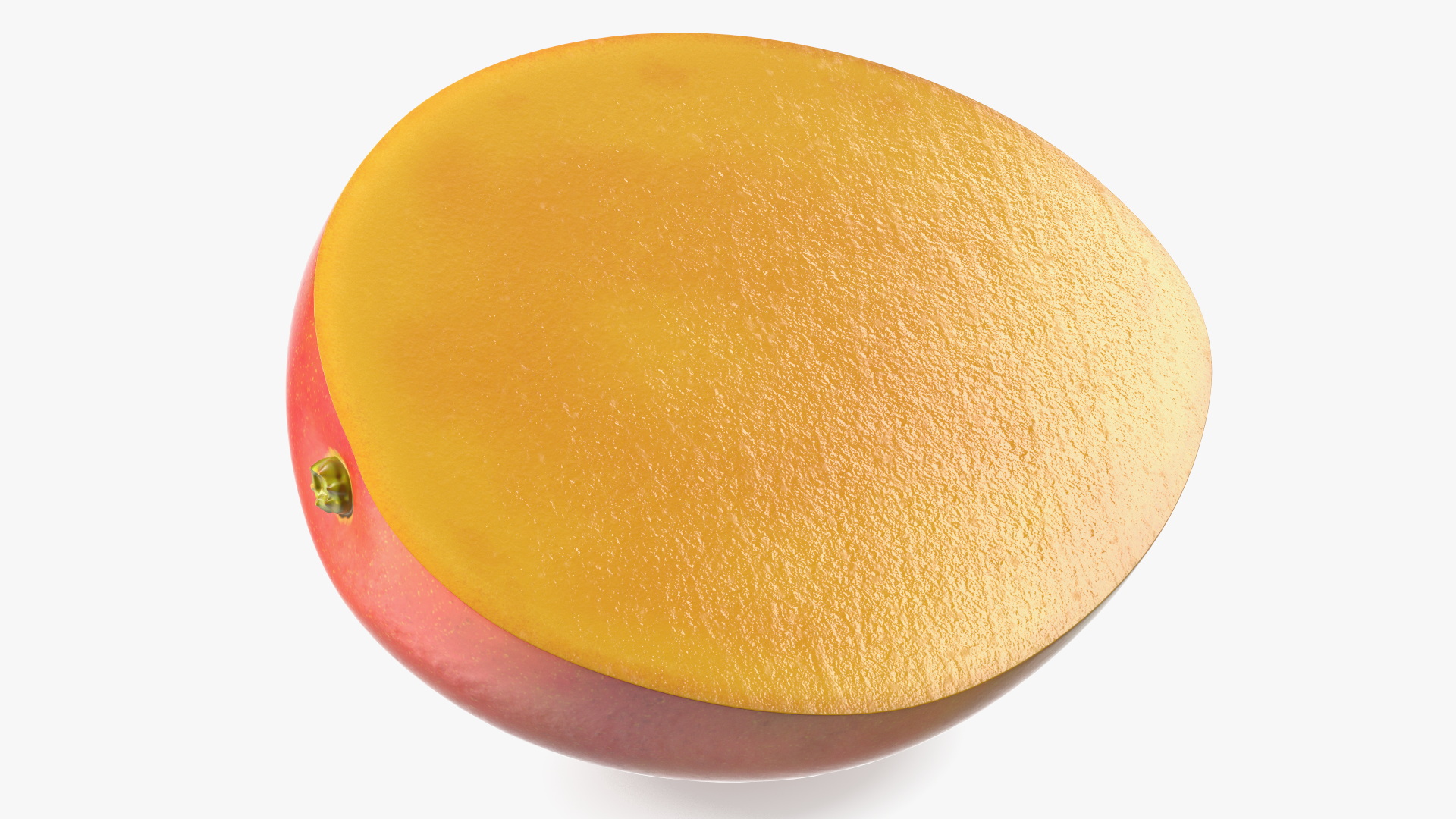 3D model Mango Fruit Half Red