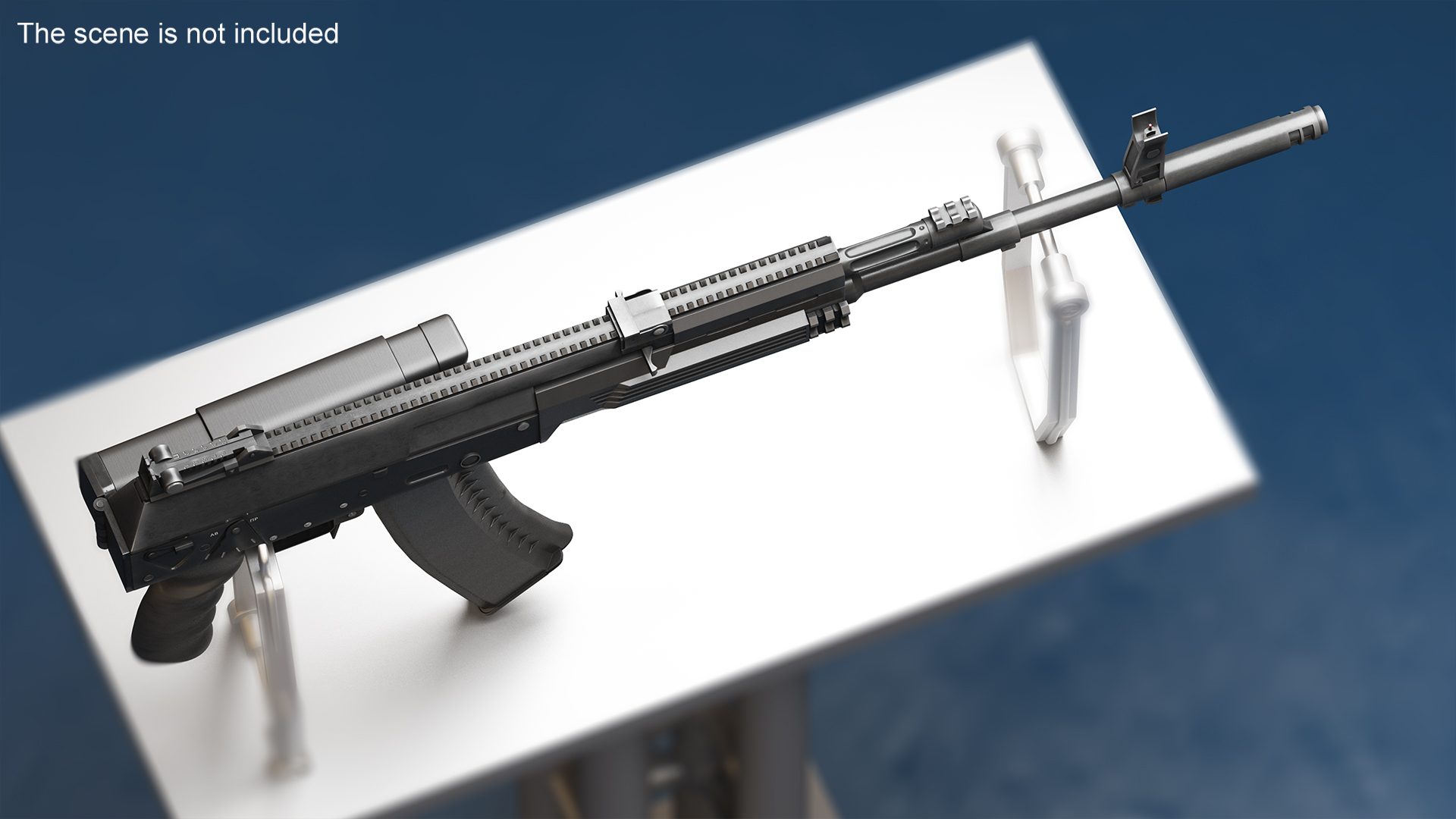 3D Kalashnikov AK-12 2011 with Folded Buttstock New model